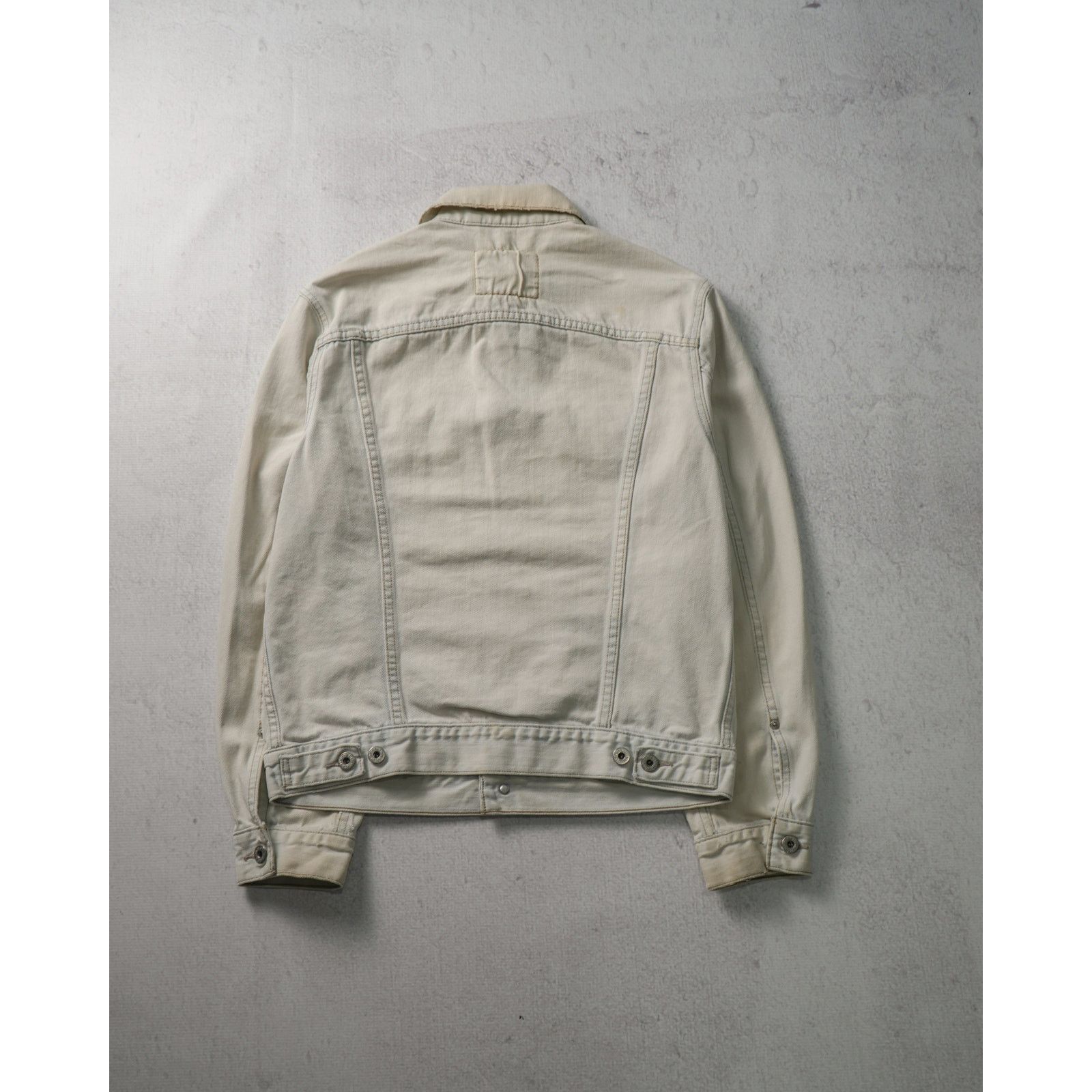 Levi's Vintage 90s Levis White Denim Jacket - Women's Medium Size M / US 6-8 / IT 42-44 - 2 Thumbnail