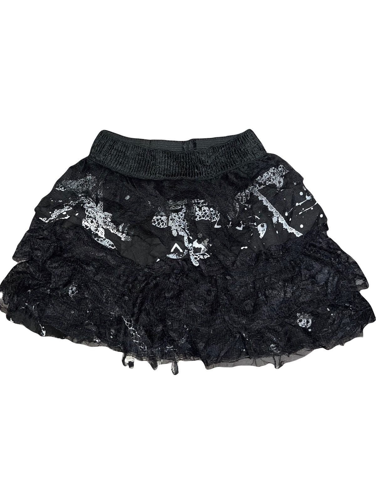 Japanese Brand H.naoto Hangry & Angry lace tutu skirt 🧛🏻‍♀️☠️ Size 26" / US 2 / IT 38 - 1 Thumbnail