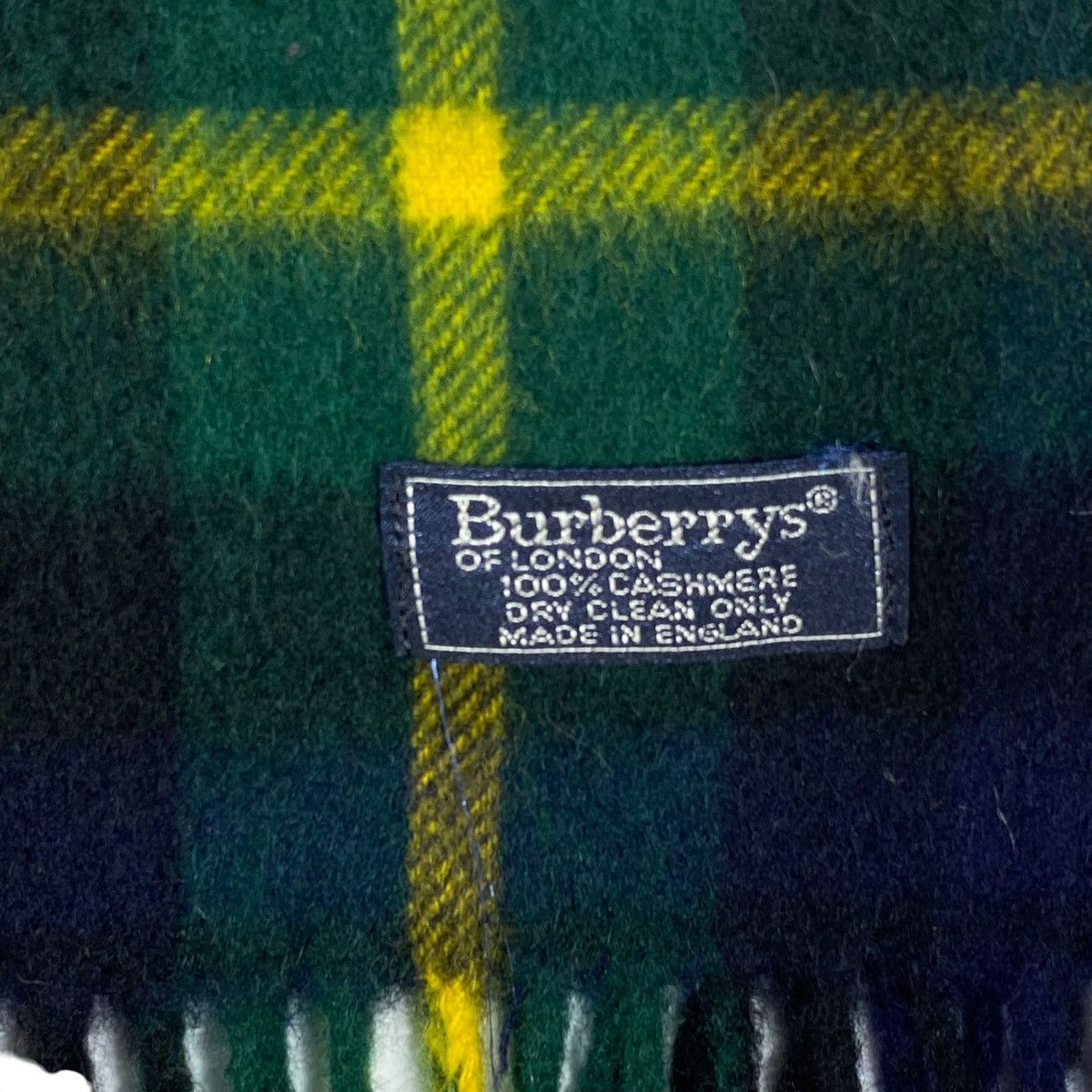 Burberry × Vintage Vintage Burberry Nova Checked Cashmere Scarf Muffler Size ONE SIZE - 3 Thumbnail