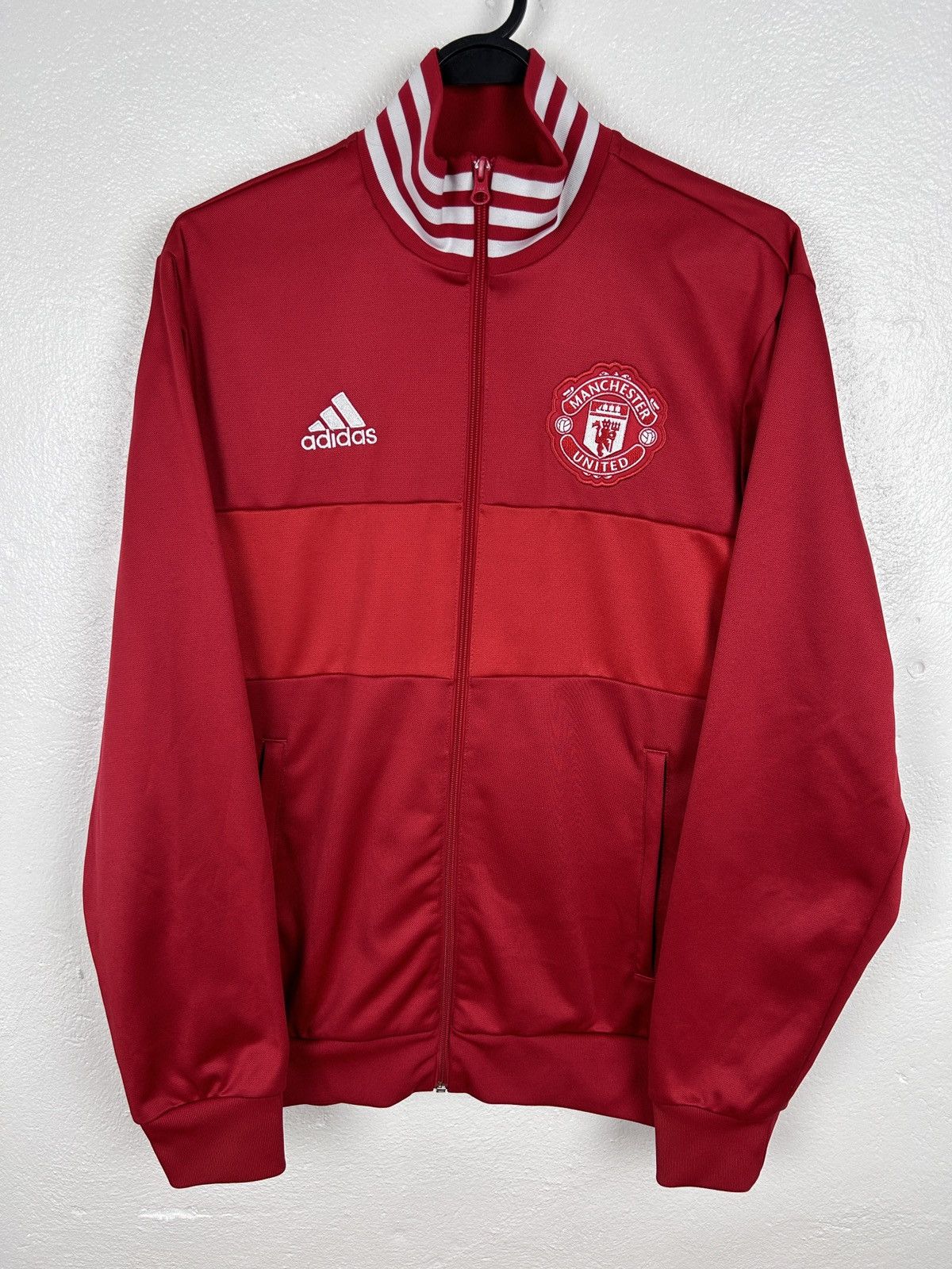 Adidas Adidas Manchester United MUFC 2017/18 Tracksuit Top Jacket Size US M / EU 48-50 / 2 - 1 Thumbnail