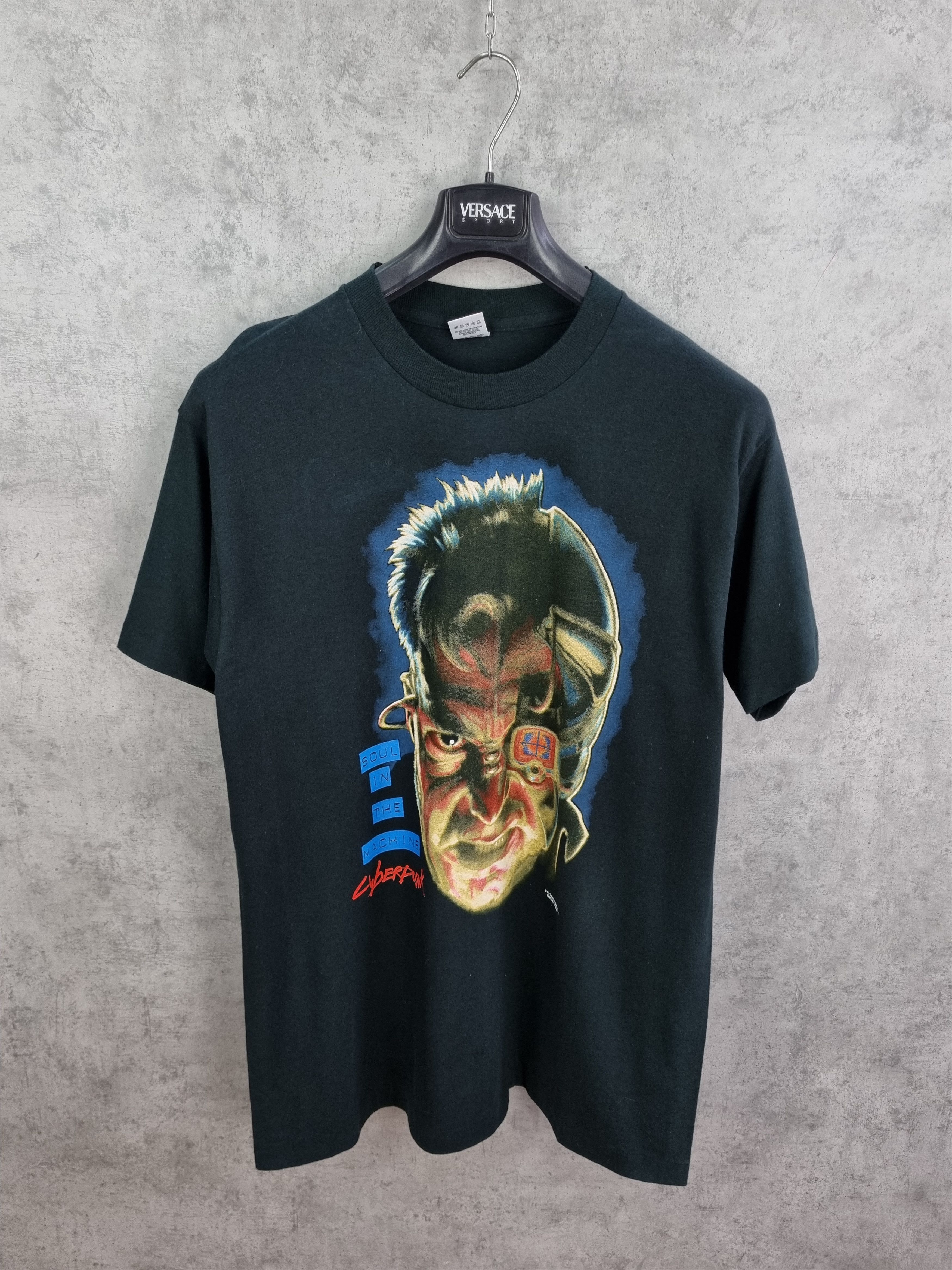 Vintage Single Stitch Cyber Punk Talsorian Games Big Print Tee Size US XL / EU 56 / 4 - 1 Thumbnail