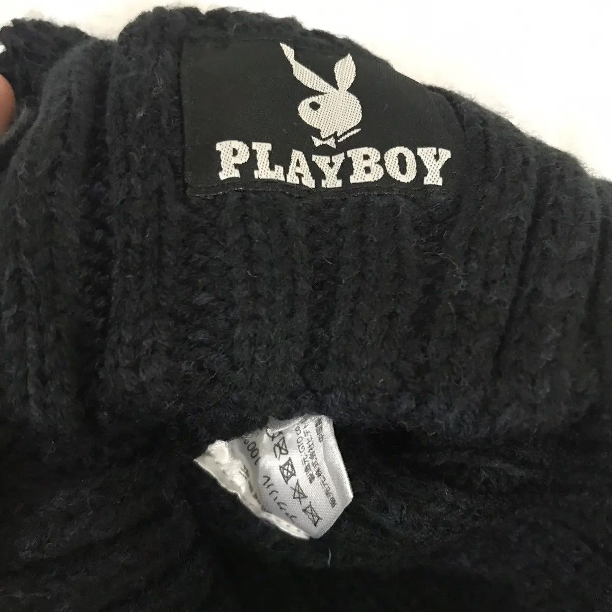 Playboy × Vintage Playboy Knit Beanie Hat Size ONE SIZE - 4 Thumbnail