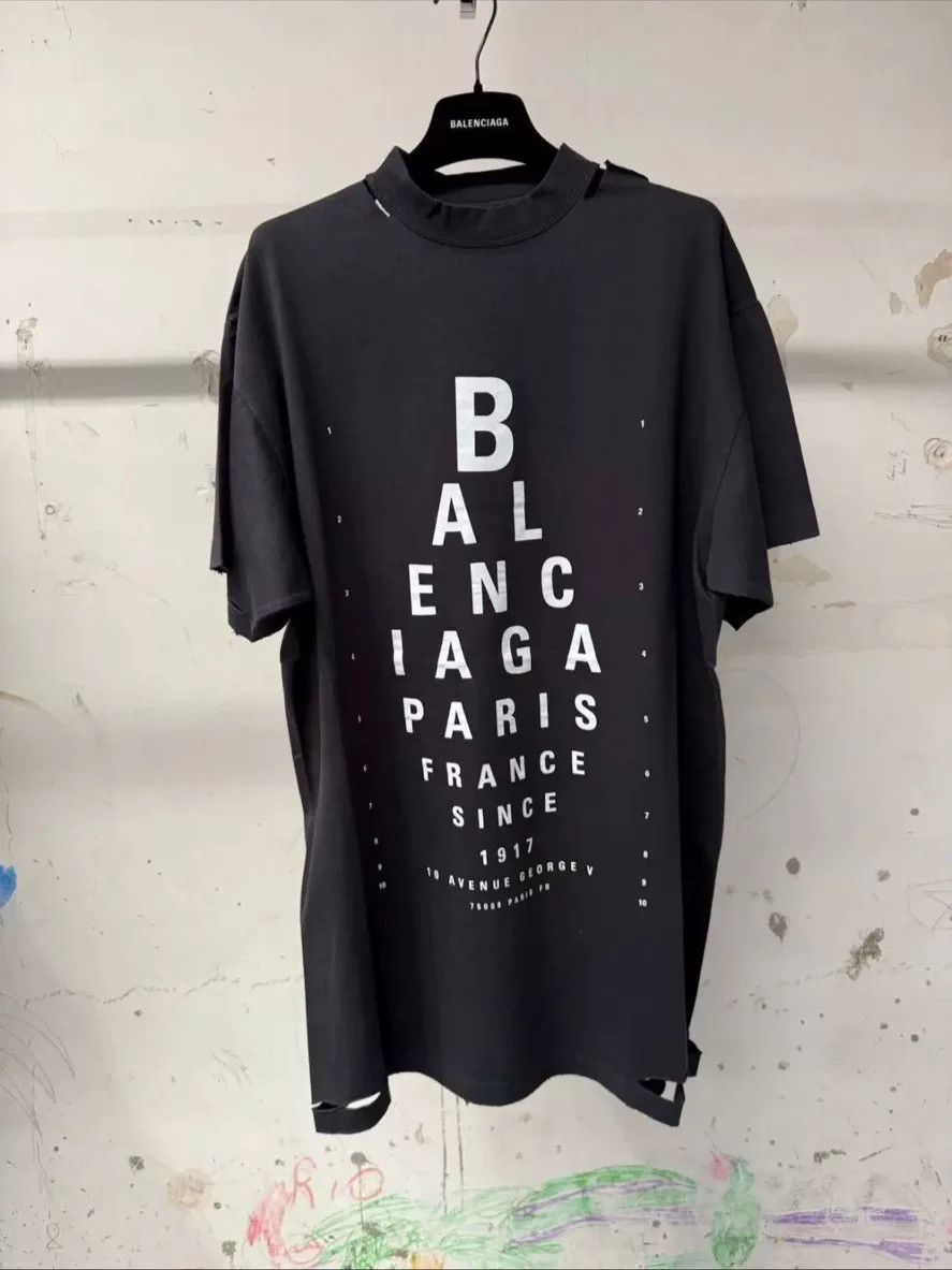 Balenciaga Balenciaga 25SS Black Vision Test Tee Size US XS / EU 42 / 0 - 1 Thumbnail