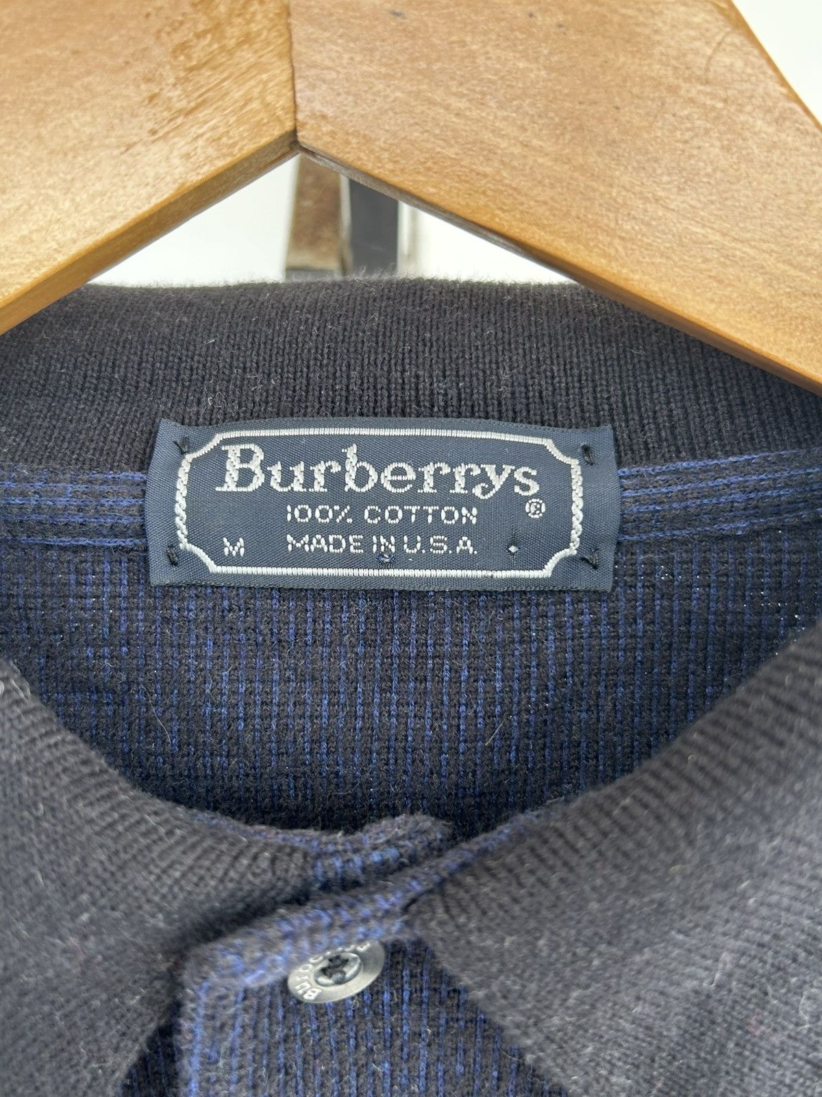 Burberry Burberry Polo Longsleeve Darkblue Size US M / EU 48-50 / 2 - 4 Thumbnail