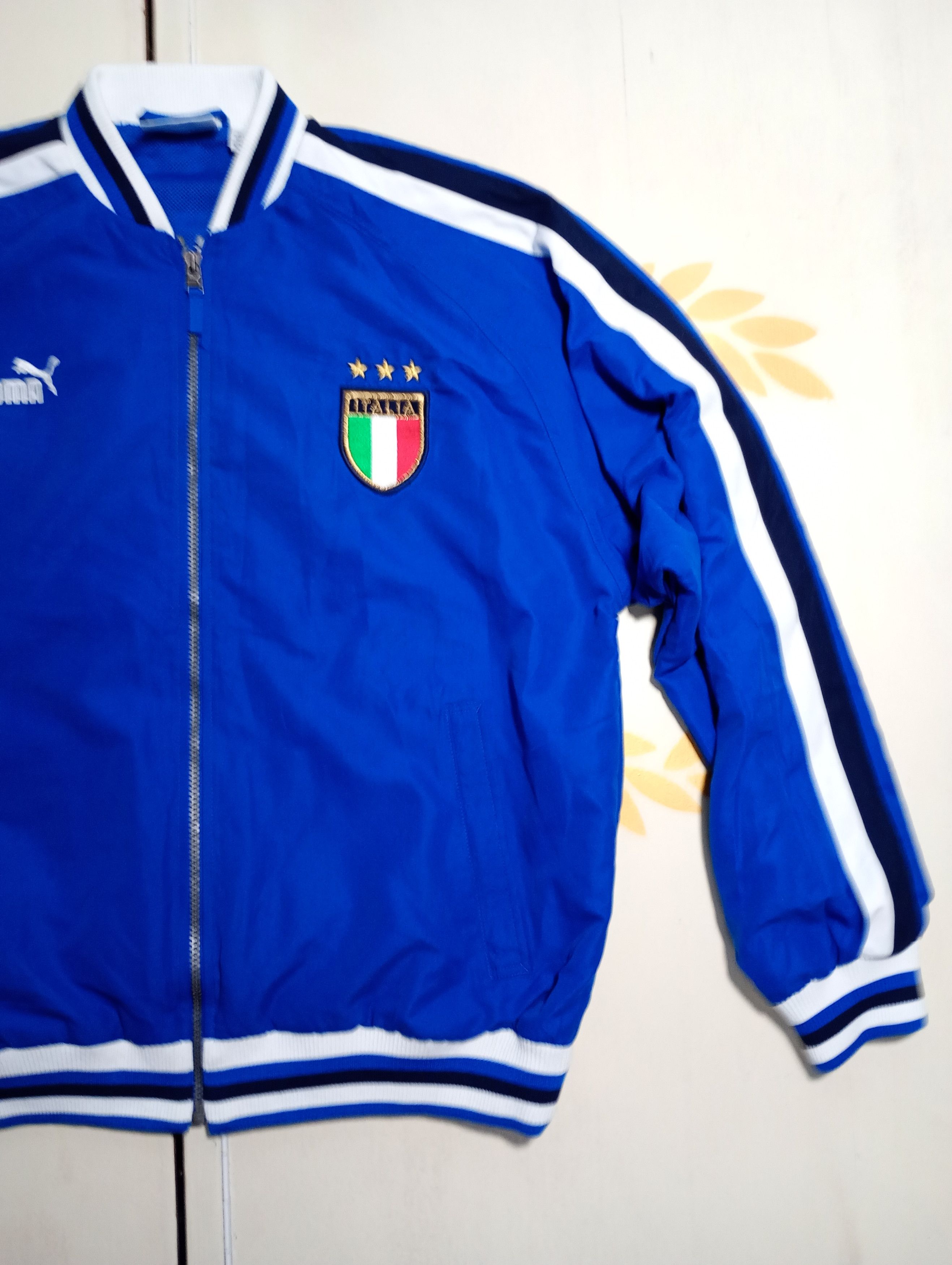 Puma Puma Italy Team TrackTop Jacket Vintage 2003-2004 Size US L / EU 52-54 / 3 - 5 Thumbnail