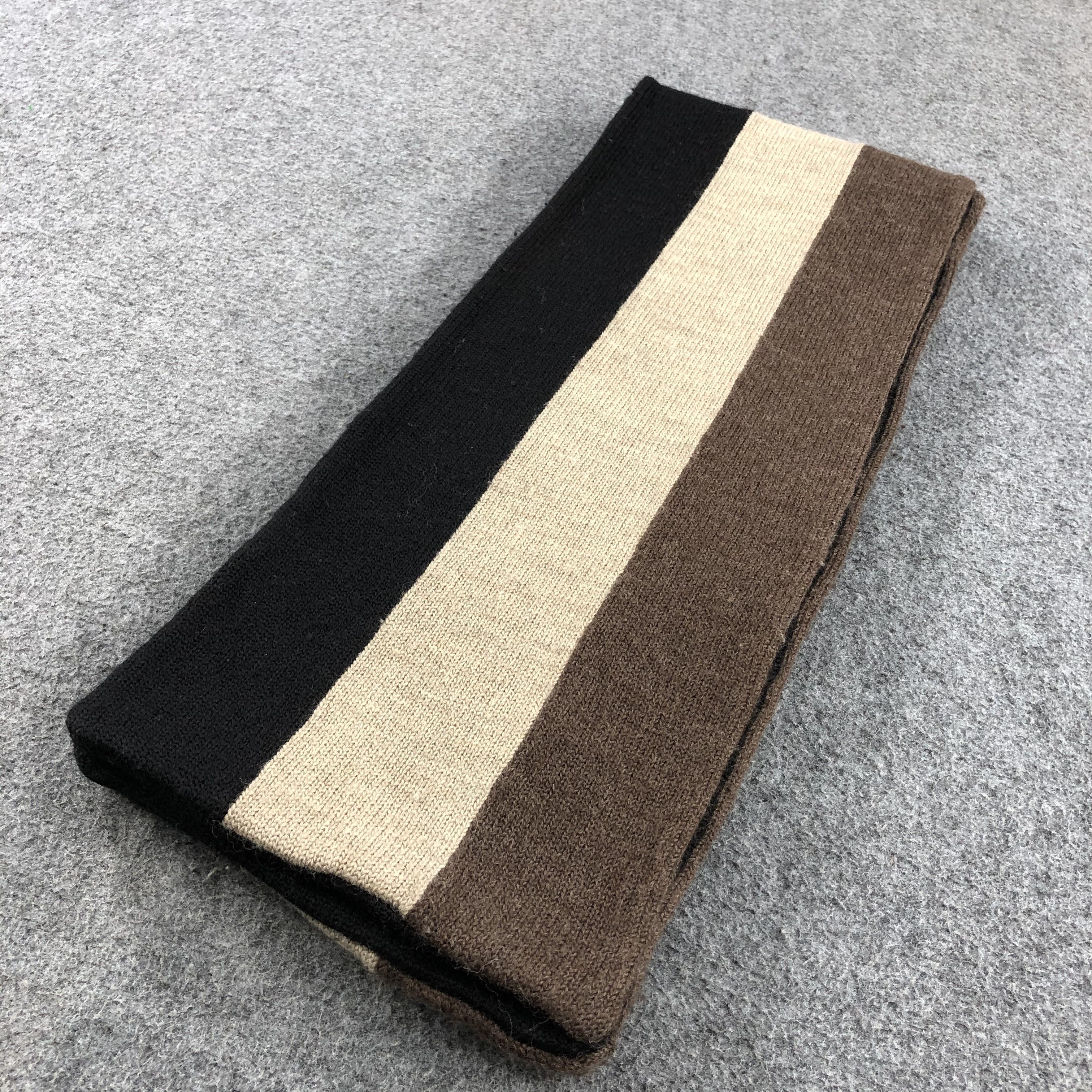 Vintage HALB H.M.C Scarf Muffler Wool V696 Size ONE SIZE - 3 Thumbnail
