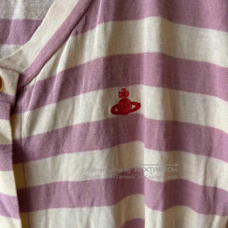 Vivienne Westwood Vivienne Westwood Purple and Pink Striped Irregular Open C Size M / US 6-8 / IT 42-44 - 4 Thumbnail