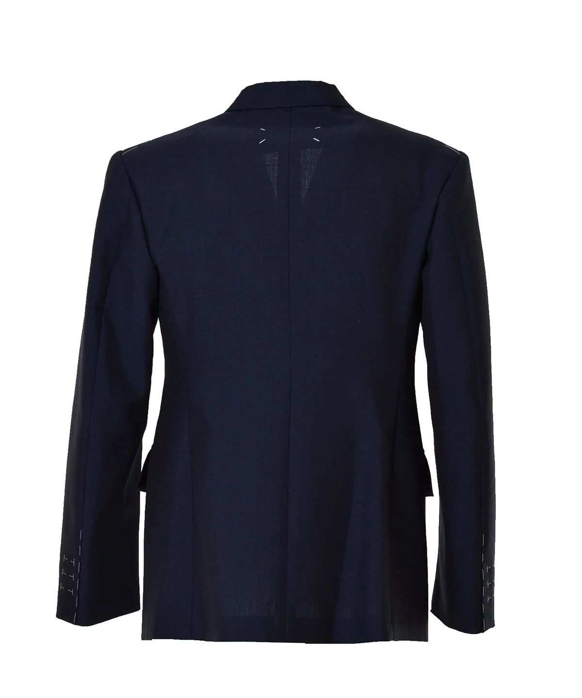 Maison Margiela NEW Sartorial Line Navy Mohair Wool Blazer Jacket Stitch Size 42R - 8 Thumbnail