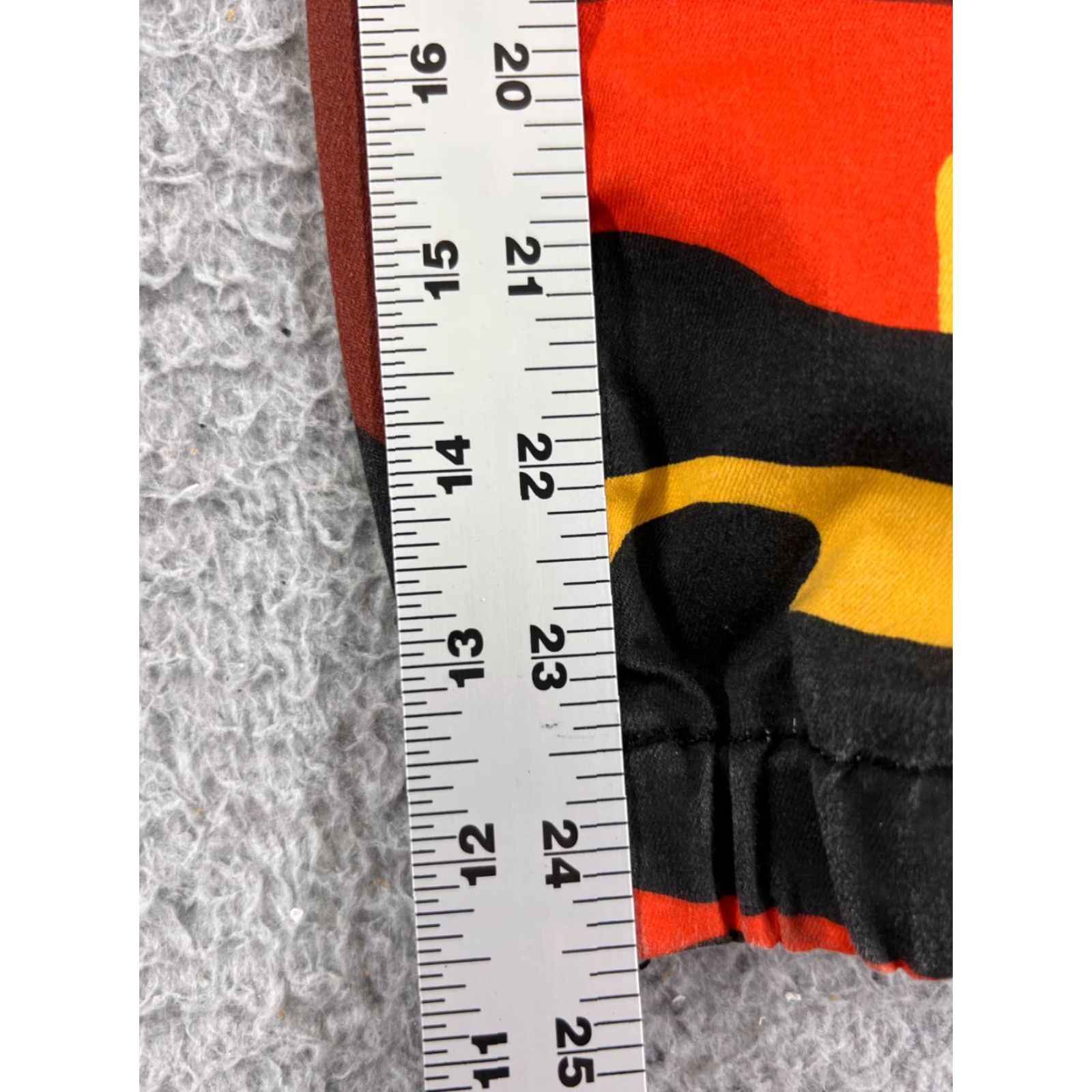 Vintage VIP Jeans Jeans Womens 5 Orange Black Yellow Lava Camo Jogger Cargo Cotton Blend Size 27" / US 4 / IT 40 - 6 Thumbnail