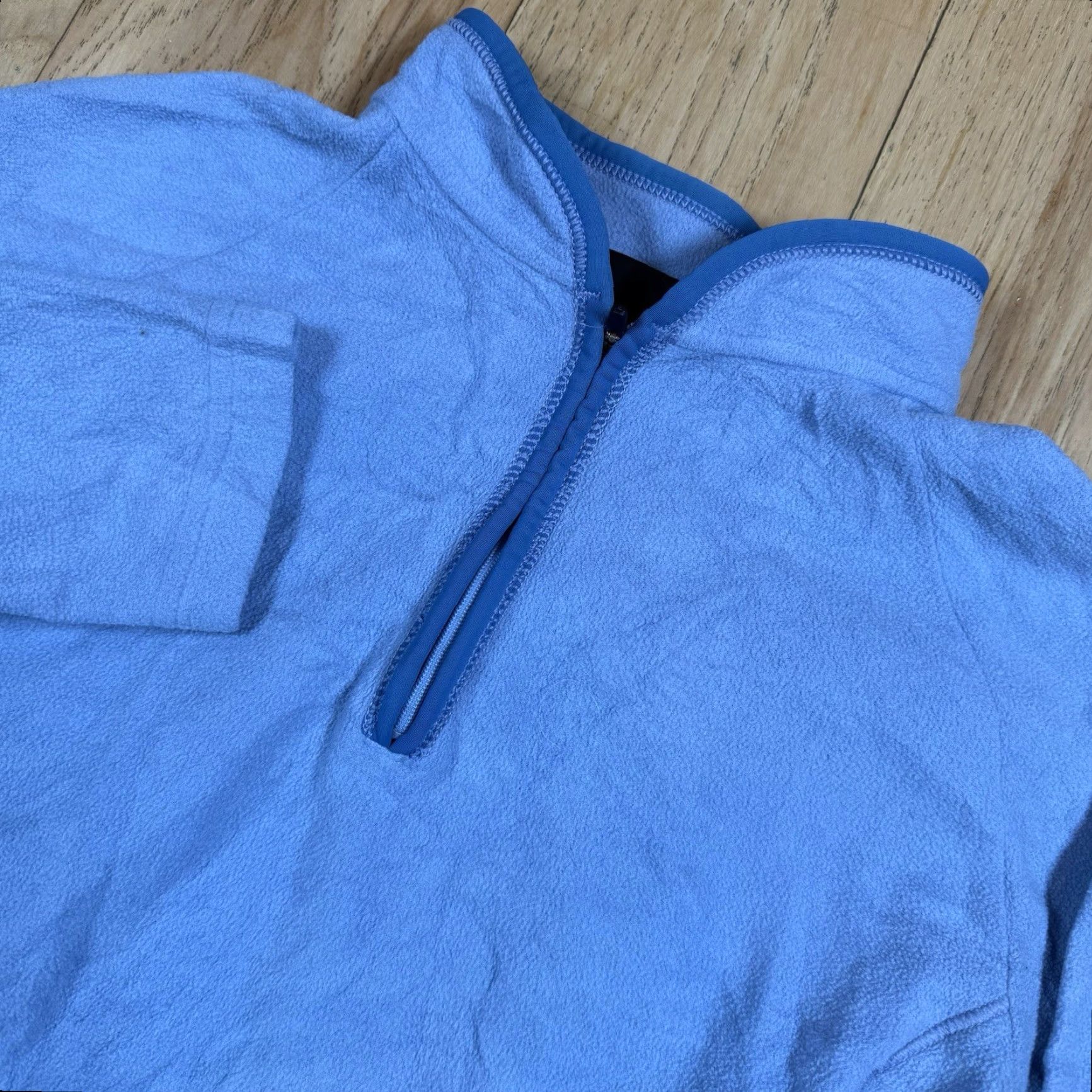 Patagonia VINTAGE Patagonia Synchilla Jacket 1/4 Zip Womens Small Blue 90s USA Made Size S / US 4 / IT 40 - 2 Thumbnail
