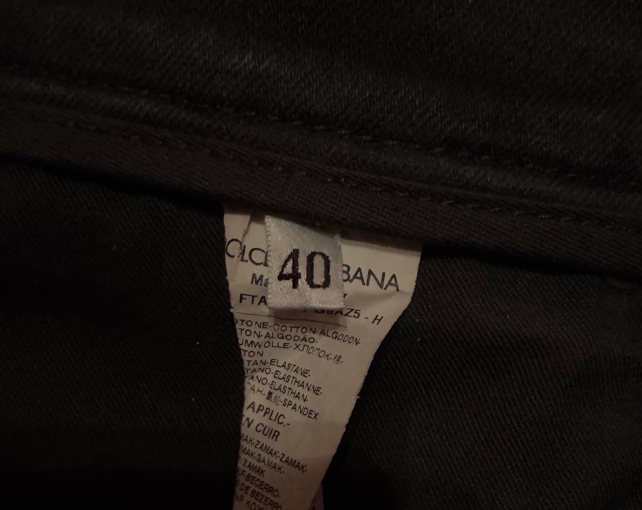 Dolce & Gabbana Dolce & Gabbana Slim Jeans Metal Logo Womens size 40 Size 27" / US 4 / IT 40 - 20 Thumbnail