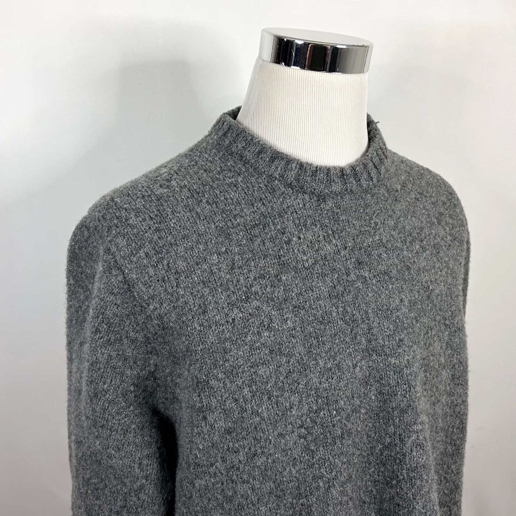 CO Duluth 2XLT 100% Shetland Wool Sweater Gray Crew Neck Casual Shirt? Size US XXL / EU 58 / 5 - 2 Thumbnail