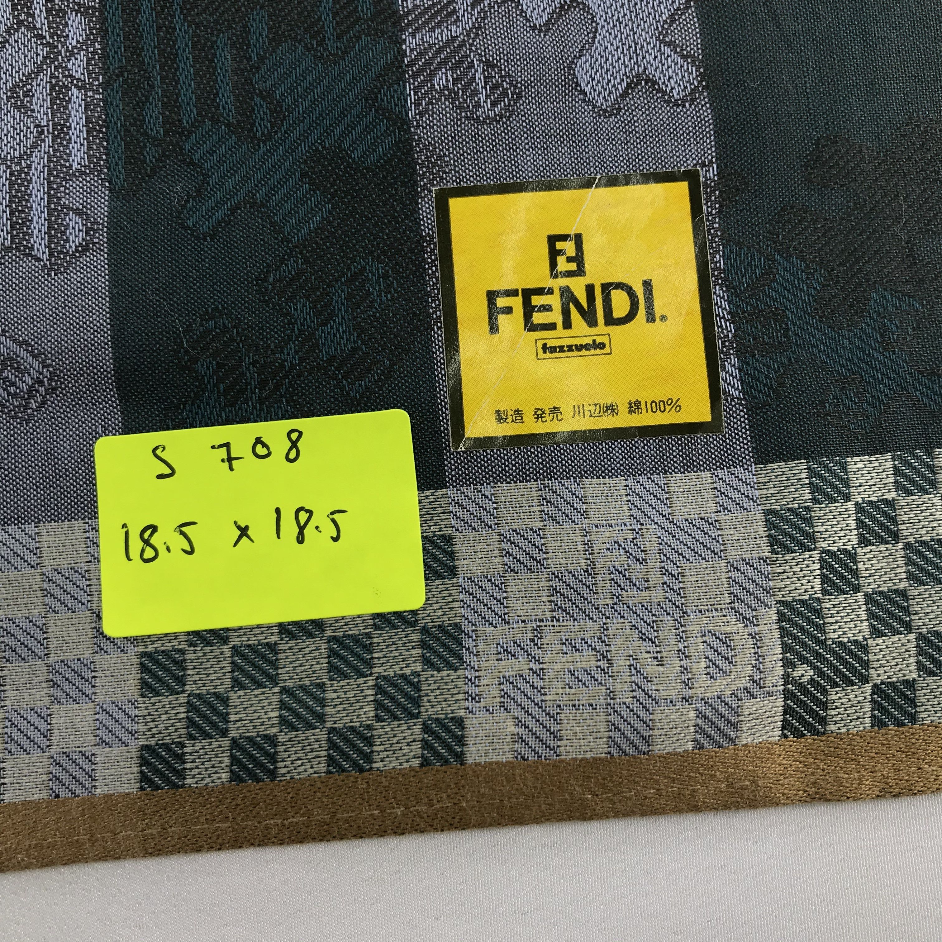 Vintage Vintage Fendi Bandana / Handkerchief / Neckerchief - S708 Size ONE SIZE - 5 Thumbnail