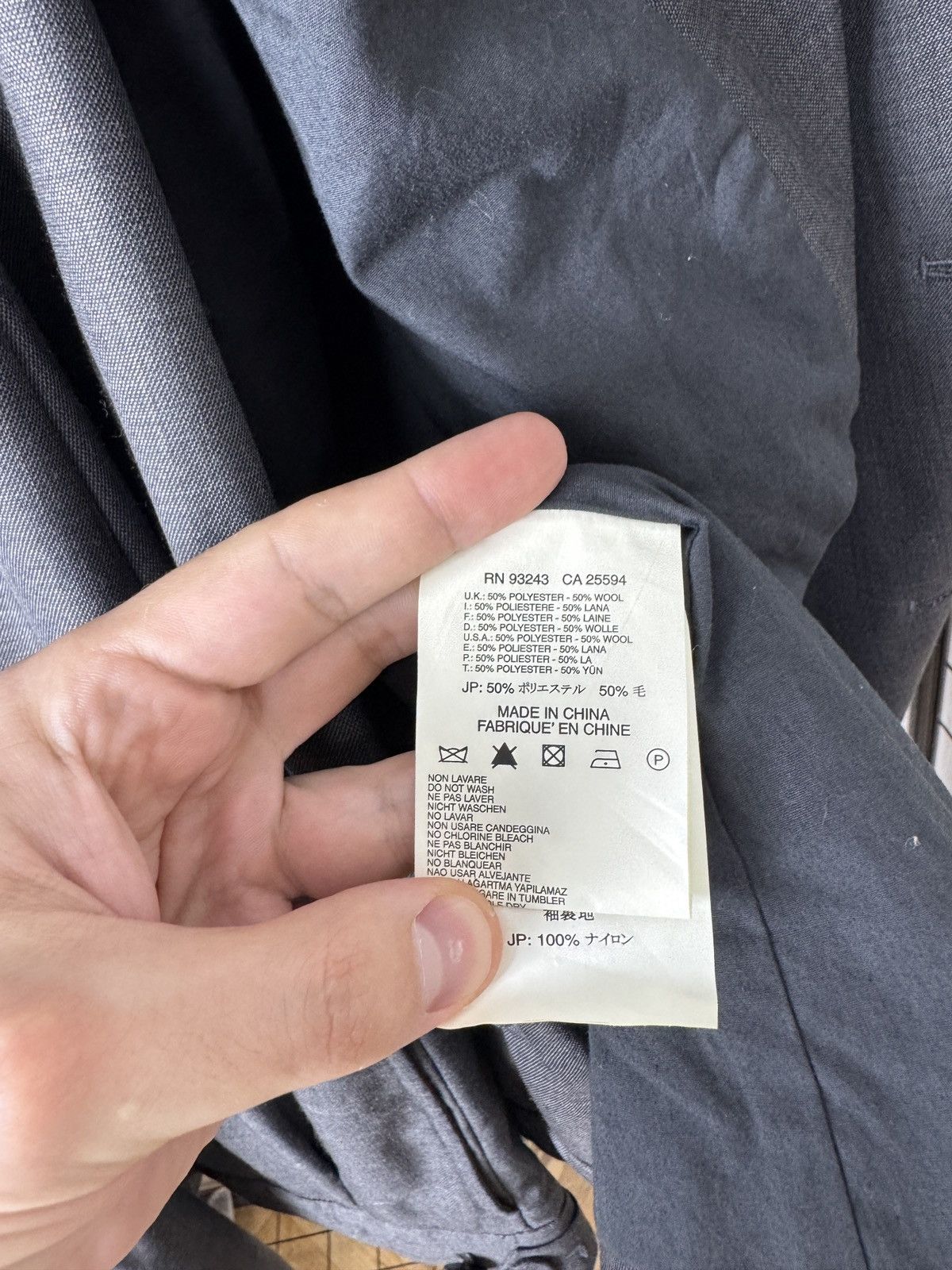 Diesel Diesel Institute of Massconsumer Wool blend grey 2 pcs suit Size 42R - 12 Thumbnail