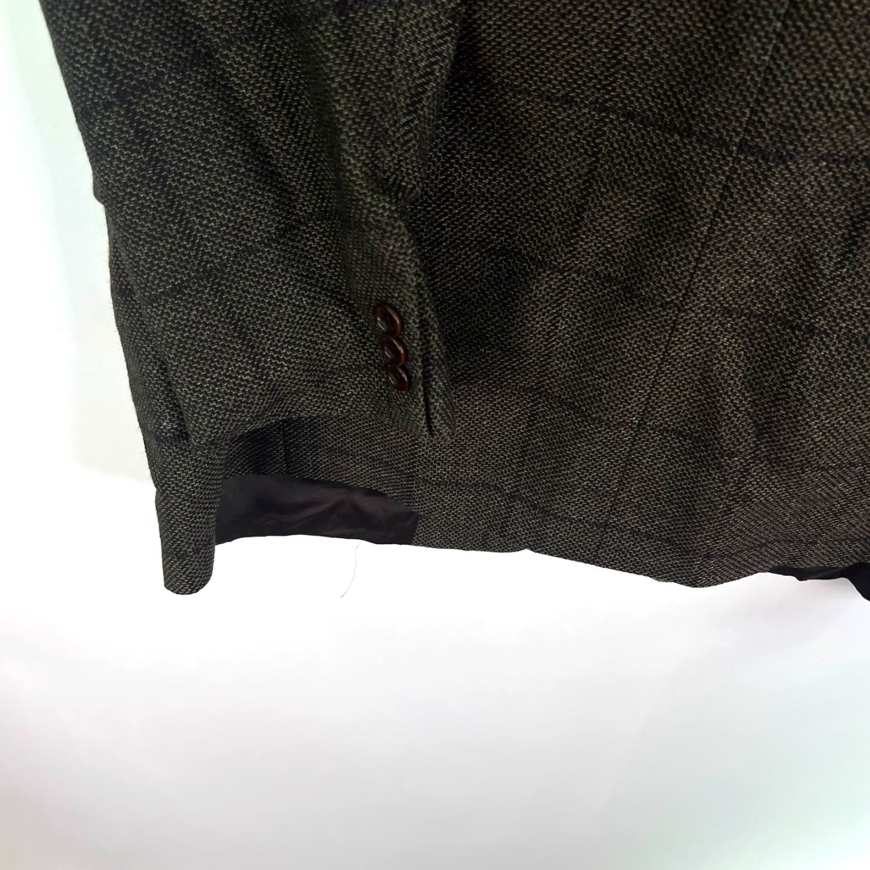 Nordstrom VINTAGE Ferla Nordstrom's Wool Window Checked 3 Button Sport Jacket Mens 44L Brown Size US S / EU 44-46 / 1 - 4 Thumbnail