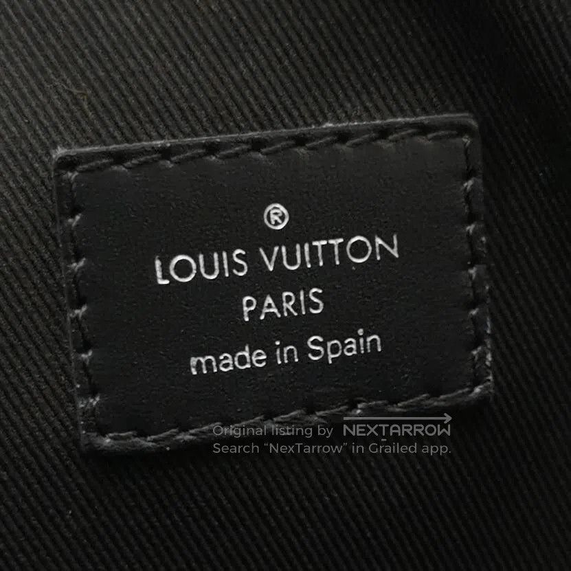 Louis Vuitton Louis Vuitton Large Black Leather Structured Handbag. Size ONE SIZE - 6 Thumbnail