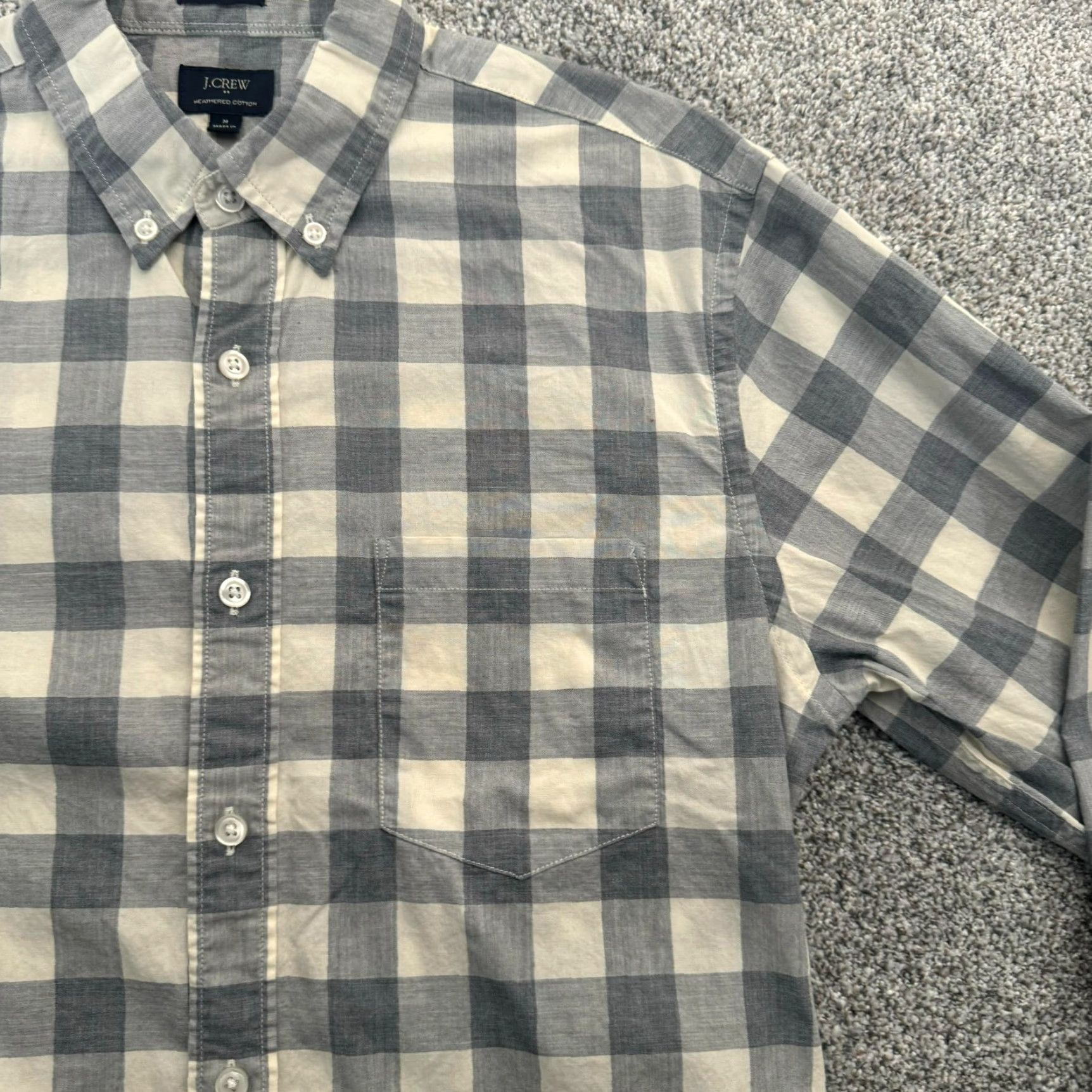 J.Crew J. Crew Button-Up Shirt Mens M Slim Fit Gingham Checkered Academia Preppy Shirt Casual Business Travel Multicolor Cotton Size US M / EU 48-50 / 2 - 3 Thumbnail