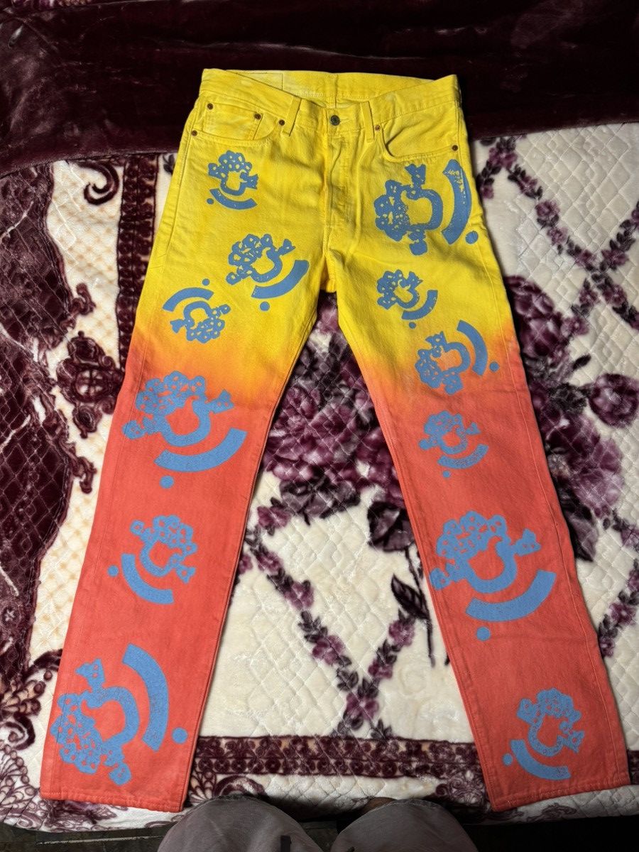 (B).Stroy × DENIM TEARS × Levi's (B) Stroy x Denim Tears x Levis 501 “Sunset” Denim Size US 34 / EU 50 - 1 Thumbnail