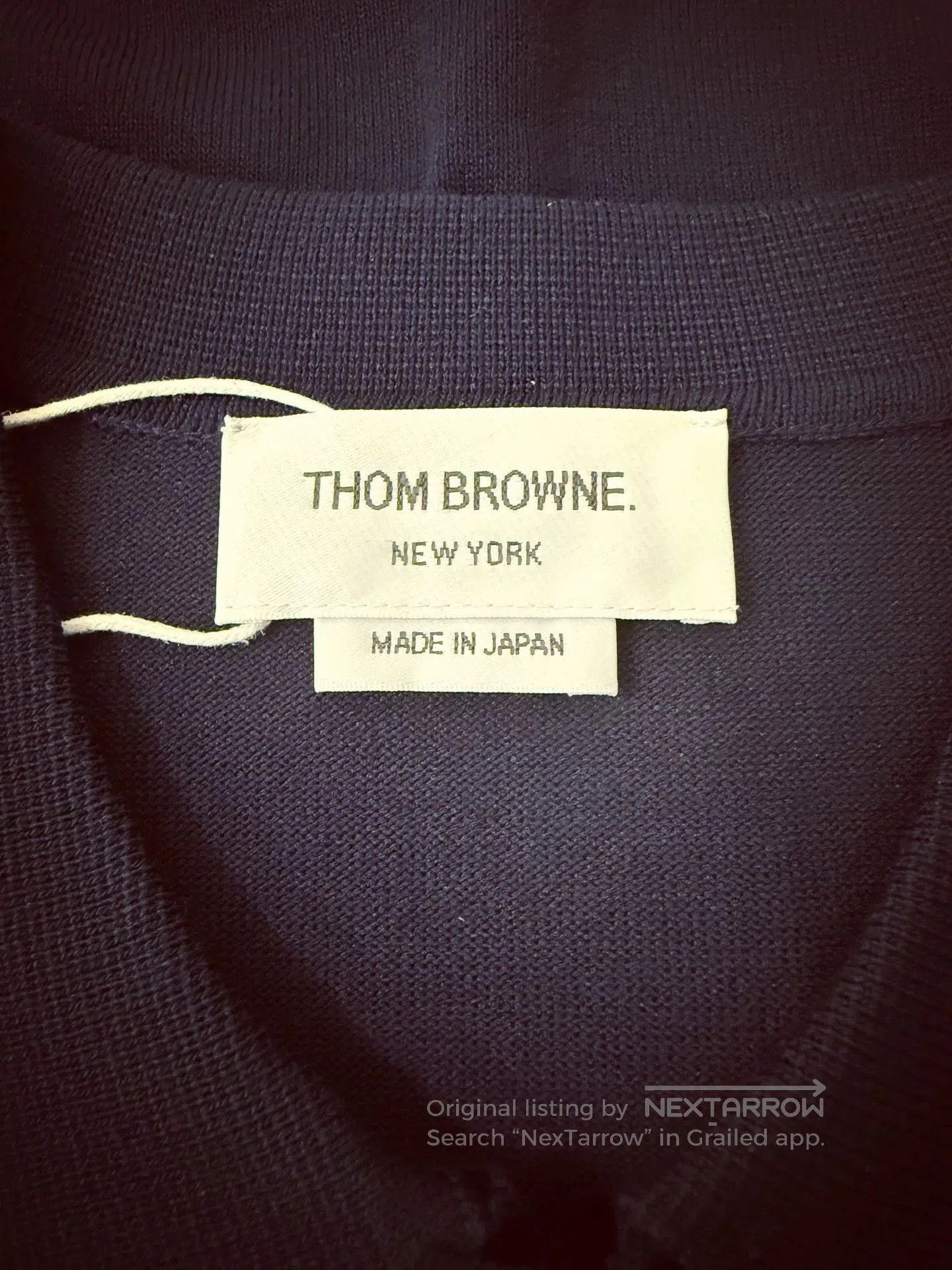 Thom Browne Thom Browne Short Sleeve Polo Shirt. Size US M / EU 48-50 / 2 - 6 Thumbnail