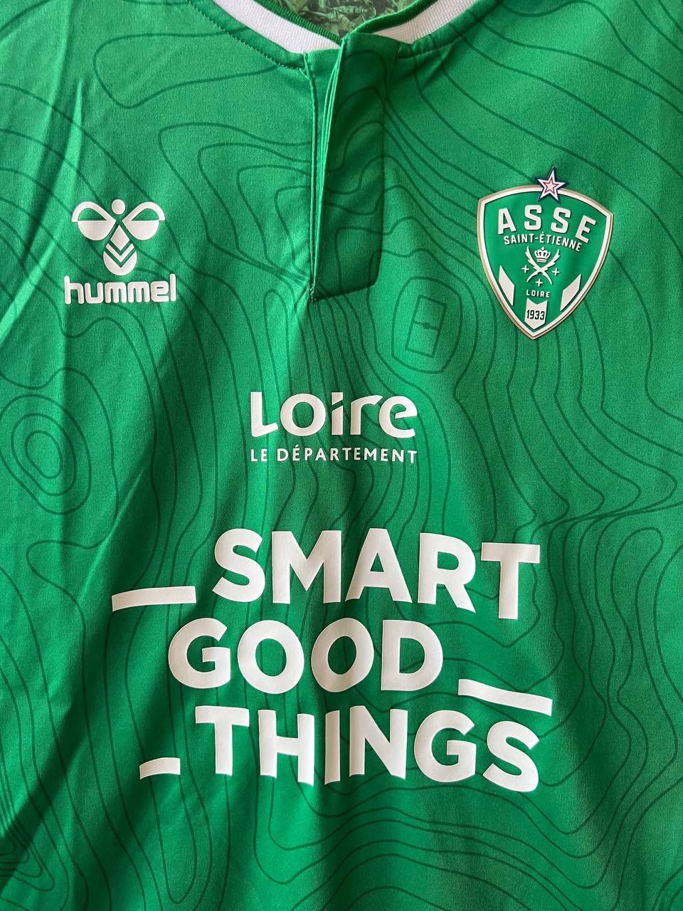 Hummel 2023/24 SAINT-ETIENNE LOIRE HOME SOCCER JERSEY FOOTBALL SHIR Size US S / EU 44-46 / 1 - 5 Thumbnail