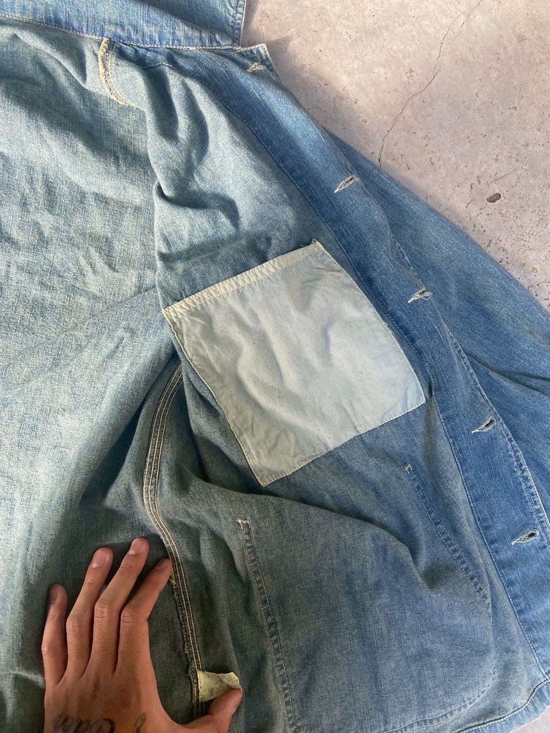 Kapital × Vintage × Yohji Yamamoto VIntage American worker denim jacket Size US M / EU 48-50 / 2 - 7 Thumbnail