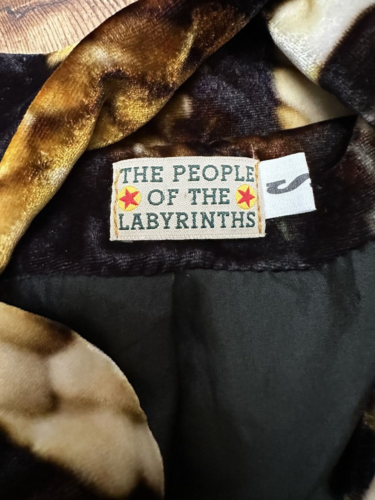 The People Of The Labyrinths Velvet blazer with animal print Size S / US 4 / IT 40 - 3 Thumbnail