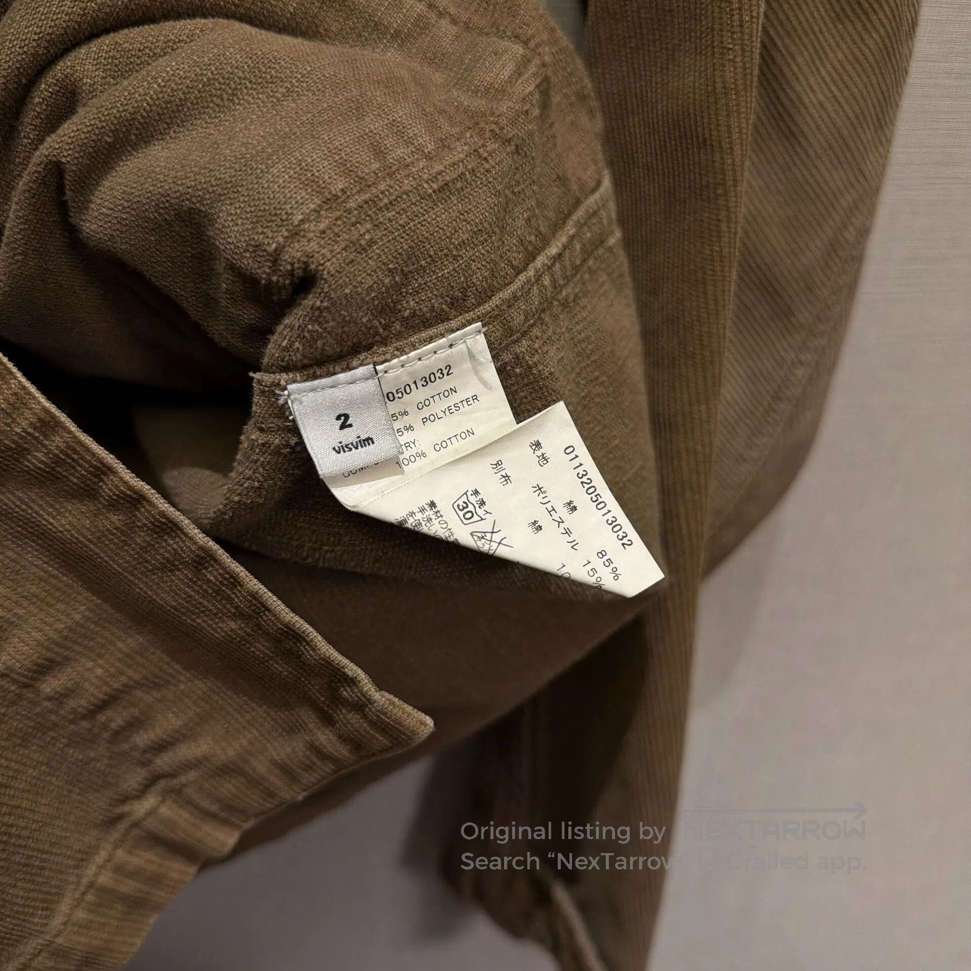 Visvim VISVIM Kilgore Corduroy Jacket. Size US M / EU 48-50 / 2 - 5 Thumbnail