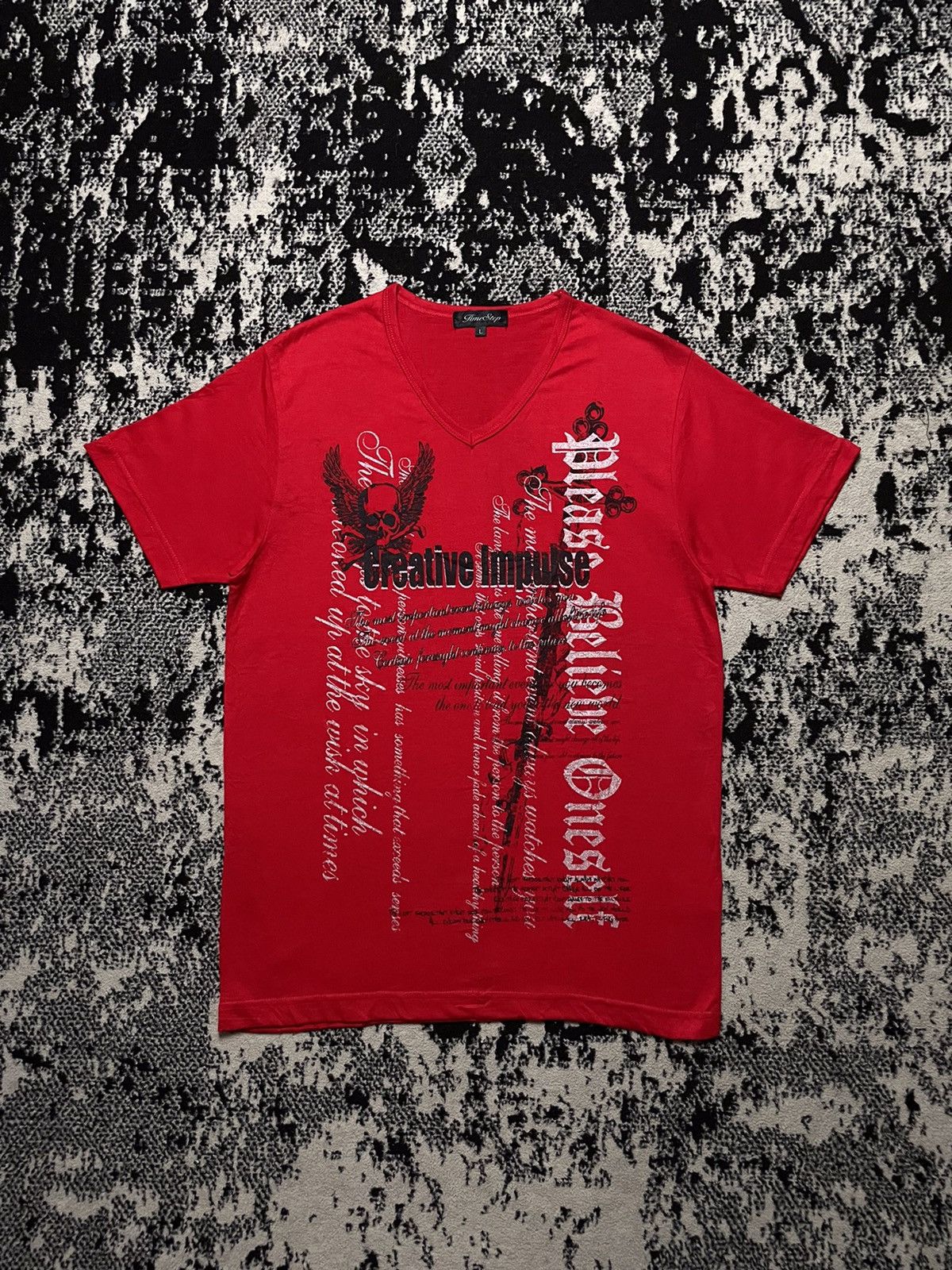 Japanese Brand Y2K time step grunge skull punk ifsix lgb style Size US L / EU 52-54 / 3 - 1 Thumbnail