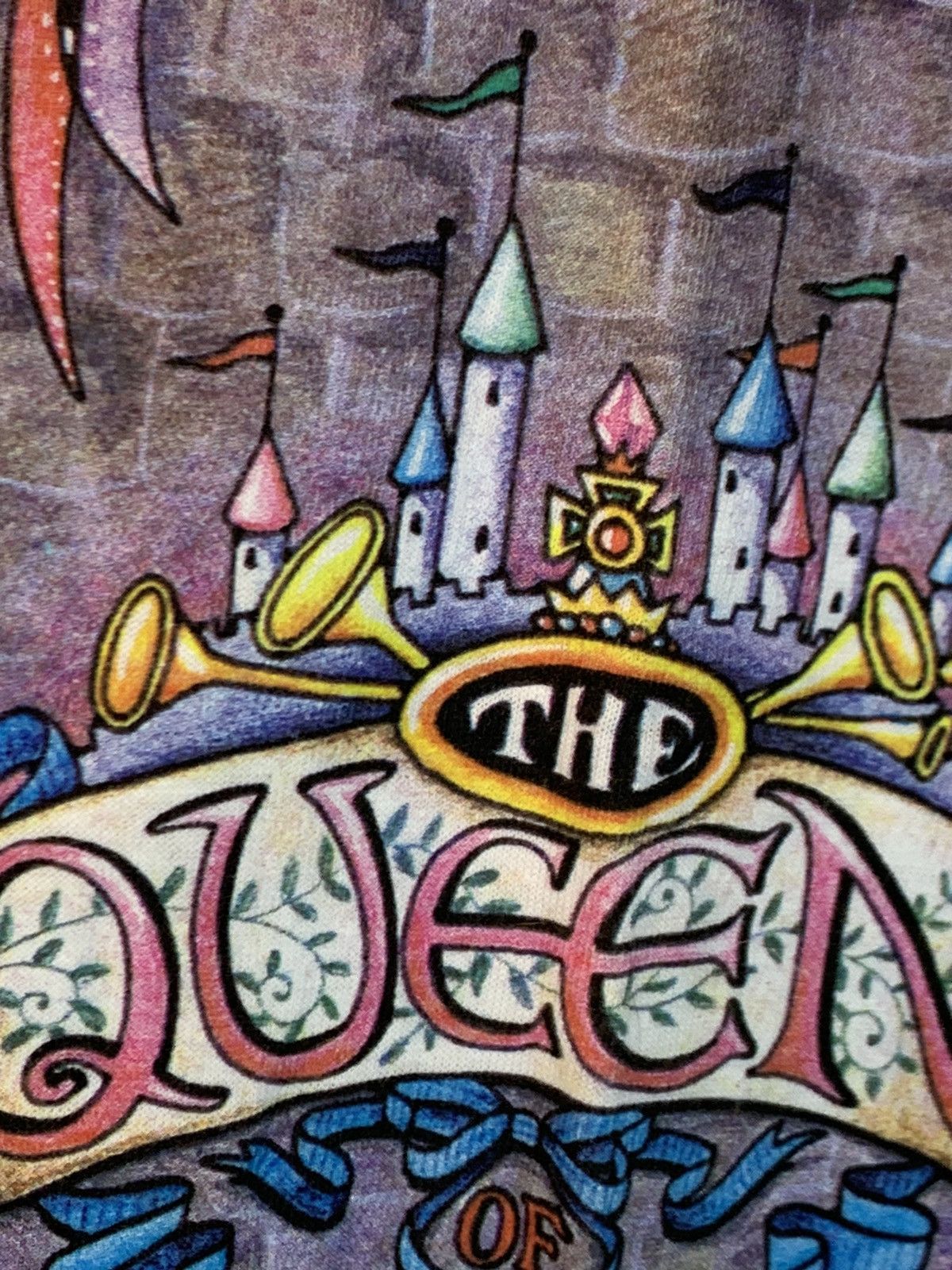 Vintage *RARE* Vintage Queen Of Everything Mary Engelbreit Art Shirt Size US L / EU 52-54 / 3 - 6 Thumbnail