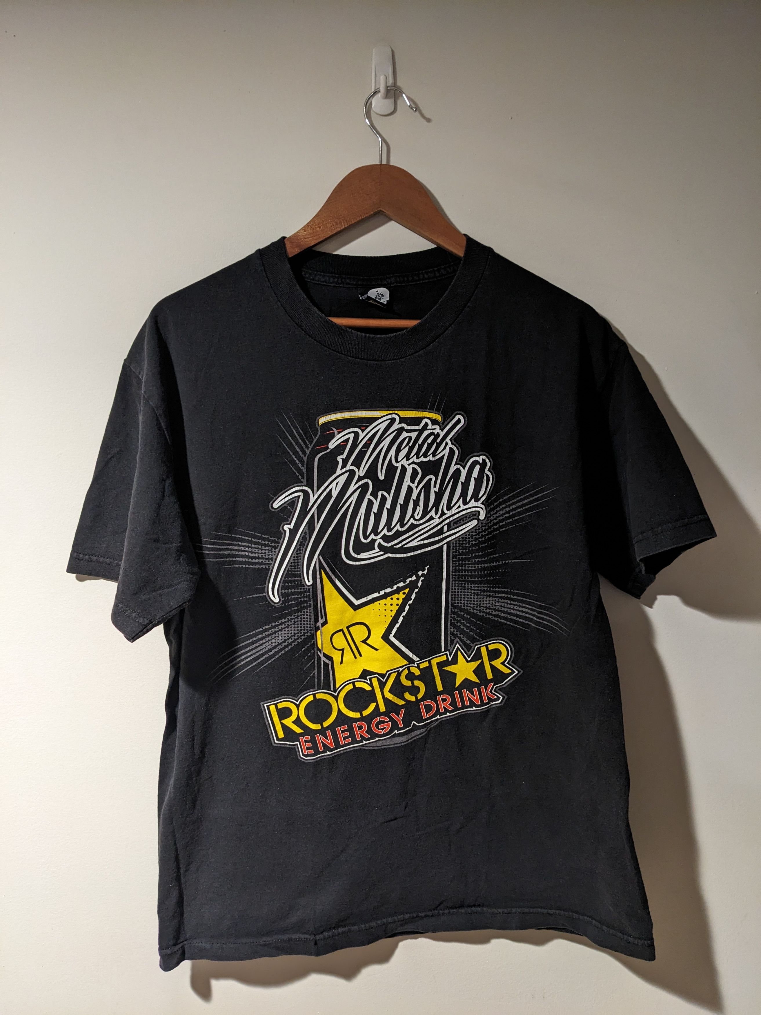 Metal Mulisha × Vintage Vintage Y2K Metal Mulisha RockStar Energy Drink T-Shirt Size US M / EU 48-50 / 2 - 1 Thumbnail