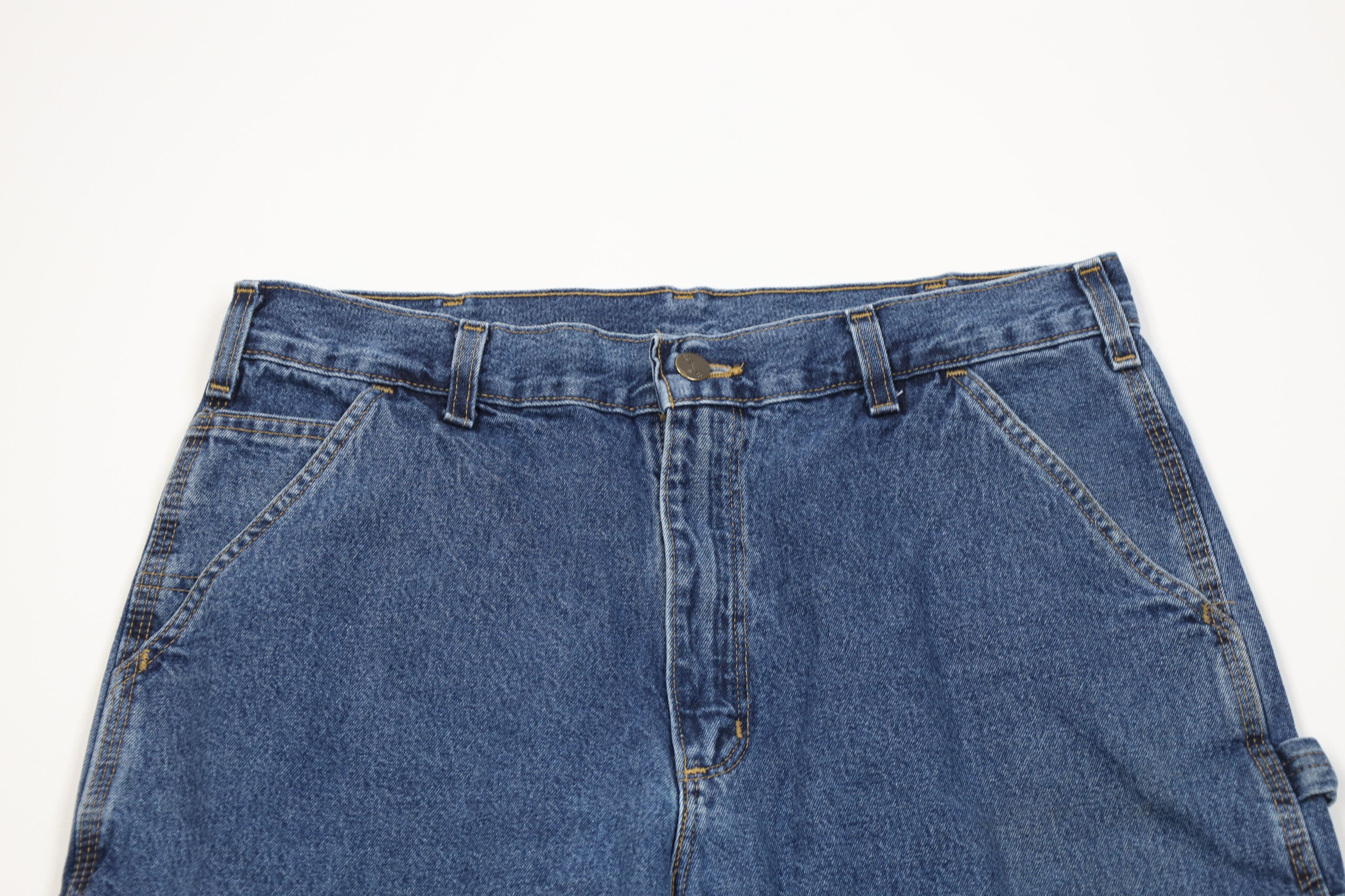 Carhartt Vintage Y2K Carhartt Loose Original Fit Wide Leg Denim Jeans Size US 34 / EU 50 - 2 Thumbnail