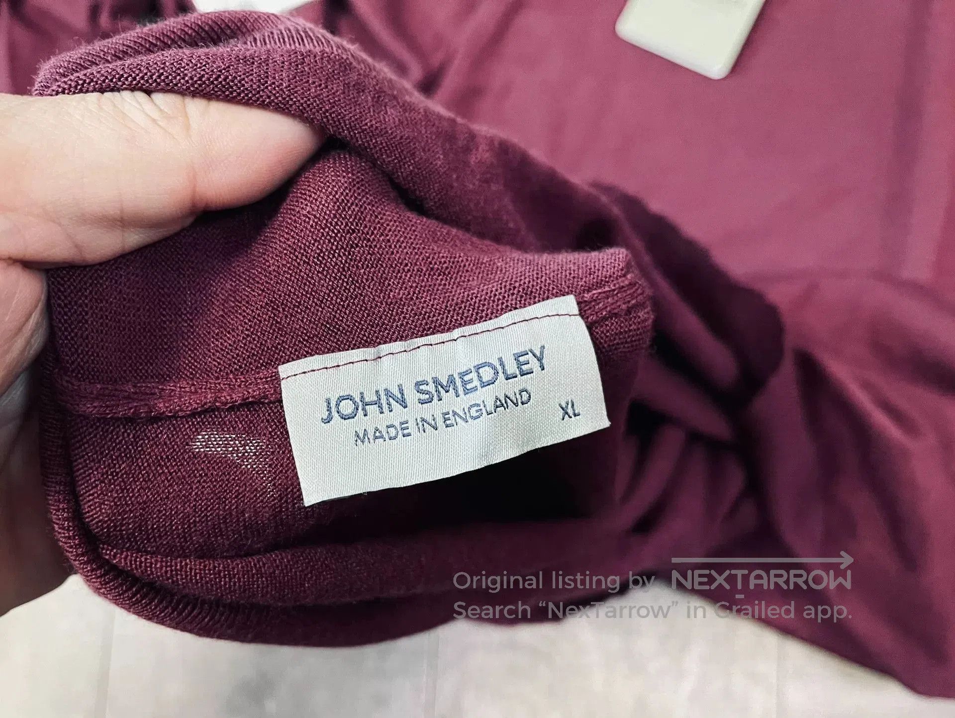 John Smedley John Smedley HARCOURT Men's Mock Neck Sweater. Size US XL / EU 56 / 4 - 3 Thumbnail