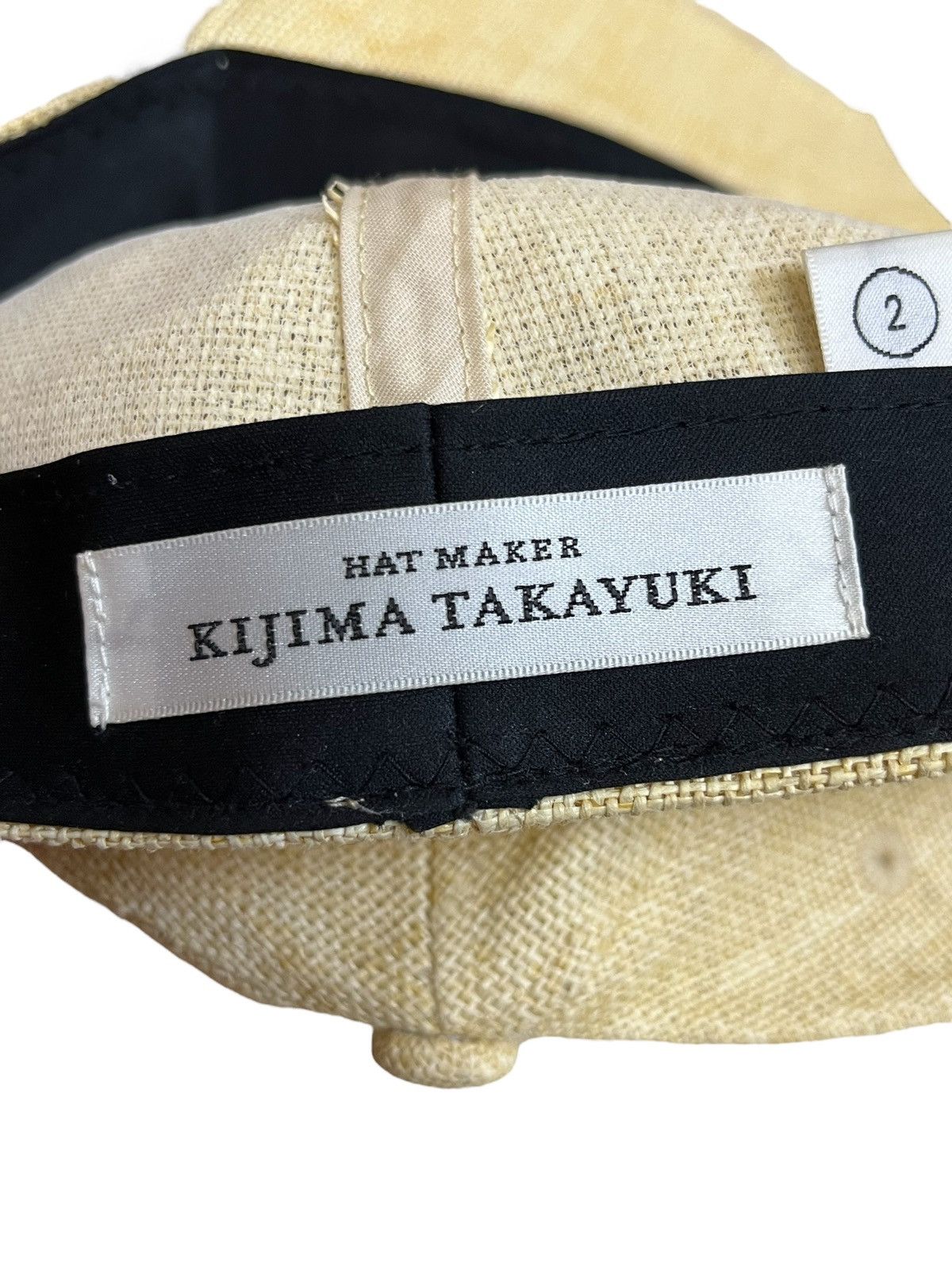 KIJIMA TAKAYUKI ICONIC🔥KIJIMA TAKAYUKI JAPANESE HAT MAKER FULL STRAW HAT/CAP Size ONE SIZE - 10 Thumbnail