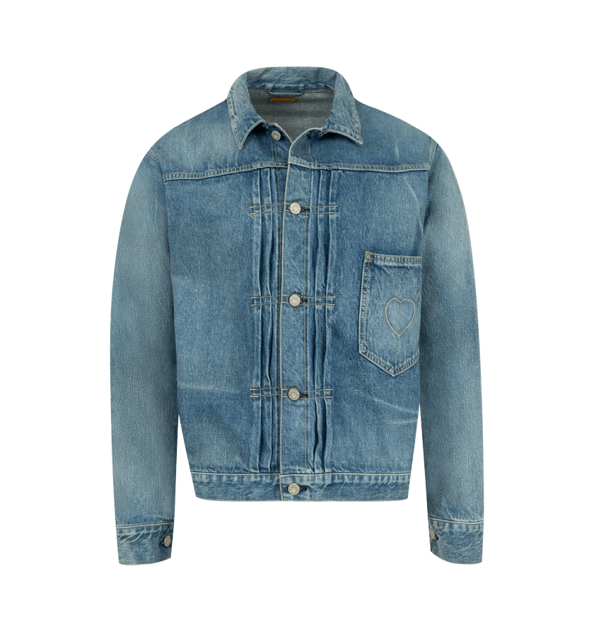 Human Made o1h1sh10525 Future Denim Work Jacket in Indigo Blue Size US M / EU 48-50 / 2 - 1 Thumbnail