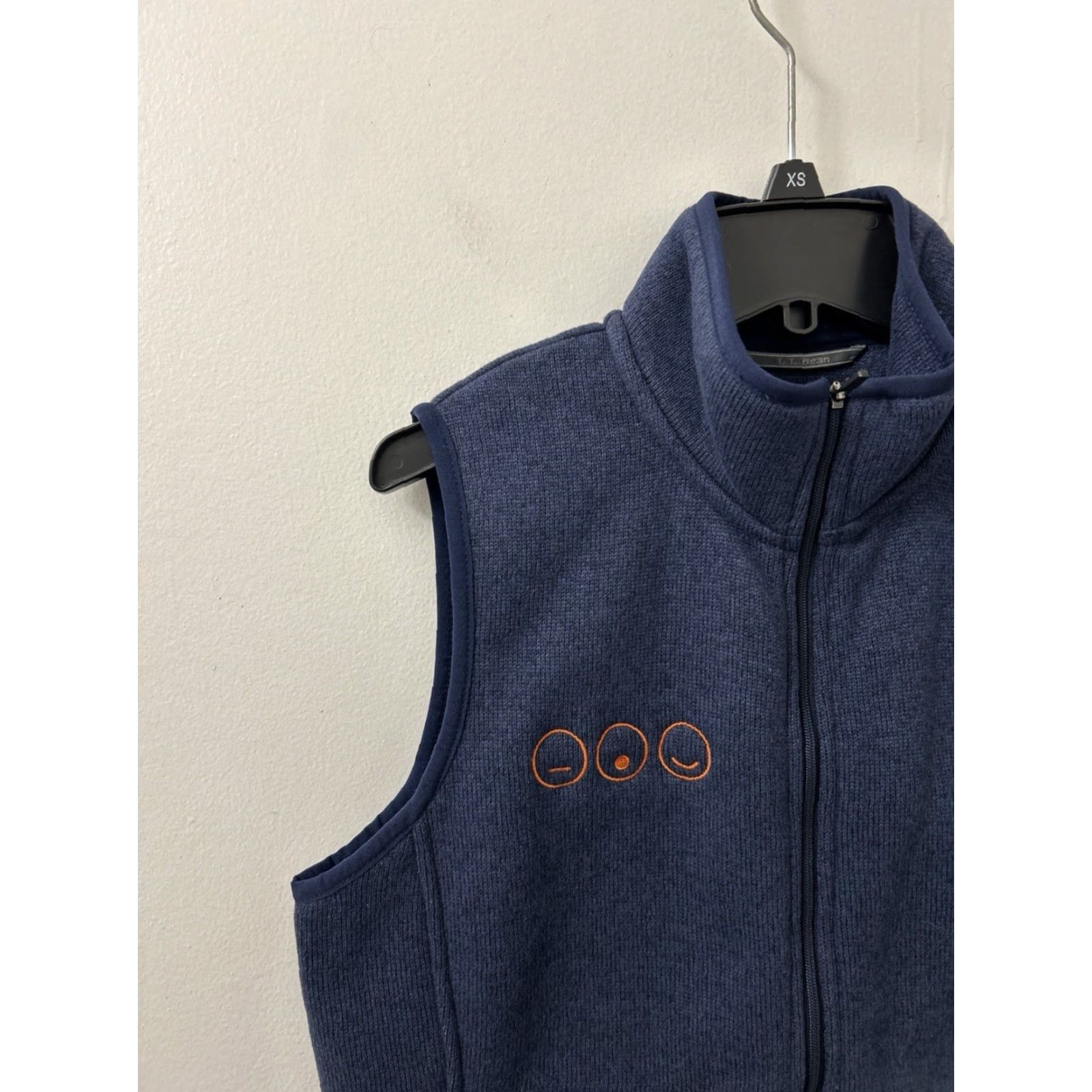 Vintage L.L. Bean Vest Womens Size S Navy Blue Full Zip Pockets Fleece Size S / US 4 / IT 40 - 4 Thumbnail
