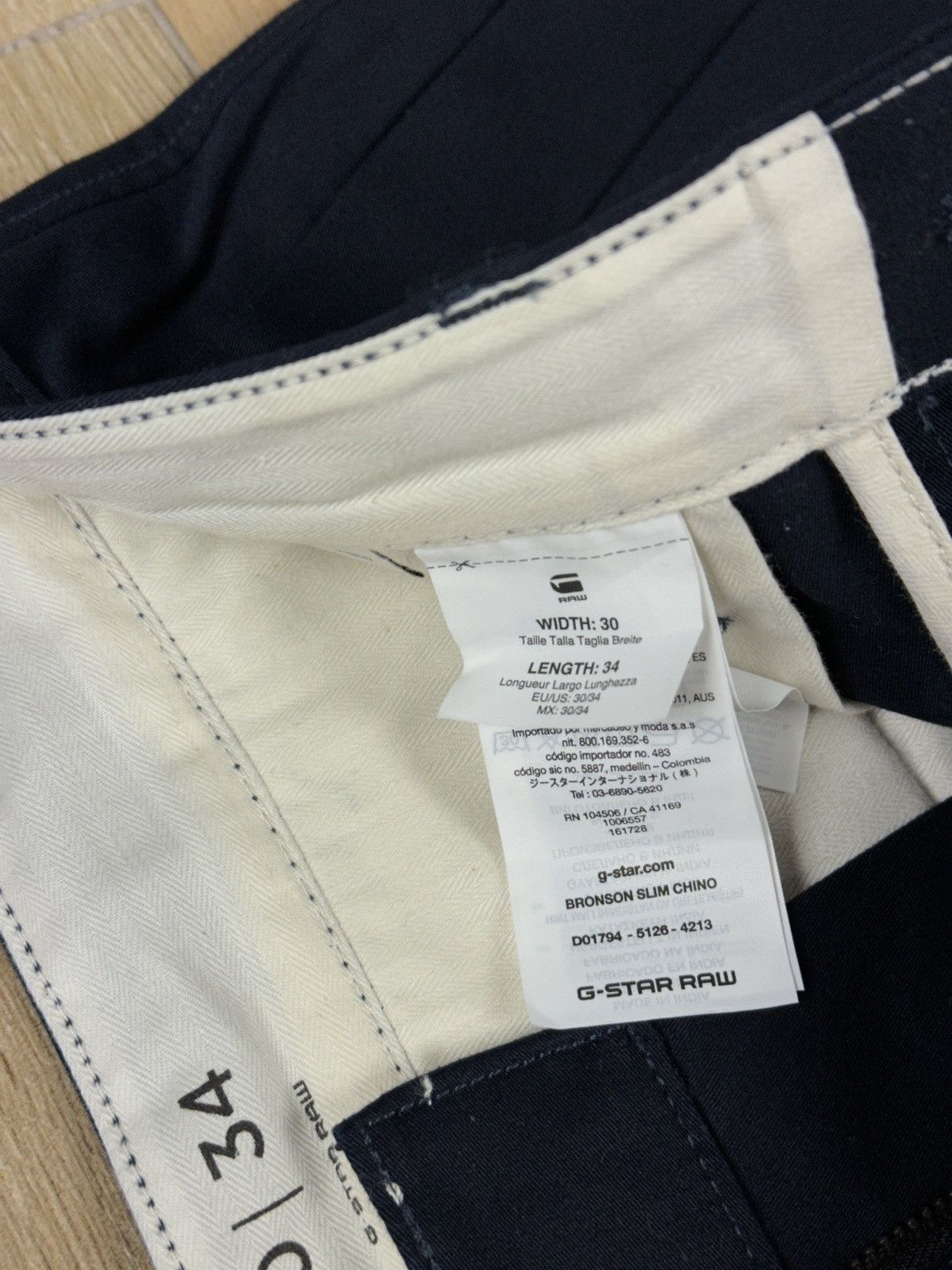 G-Star NEW🏷️ G-Star Raw Bronson Slim Chino Pants Size US 30 / EU 46 - 8 Thumbnail
