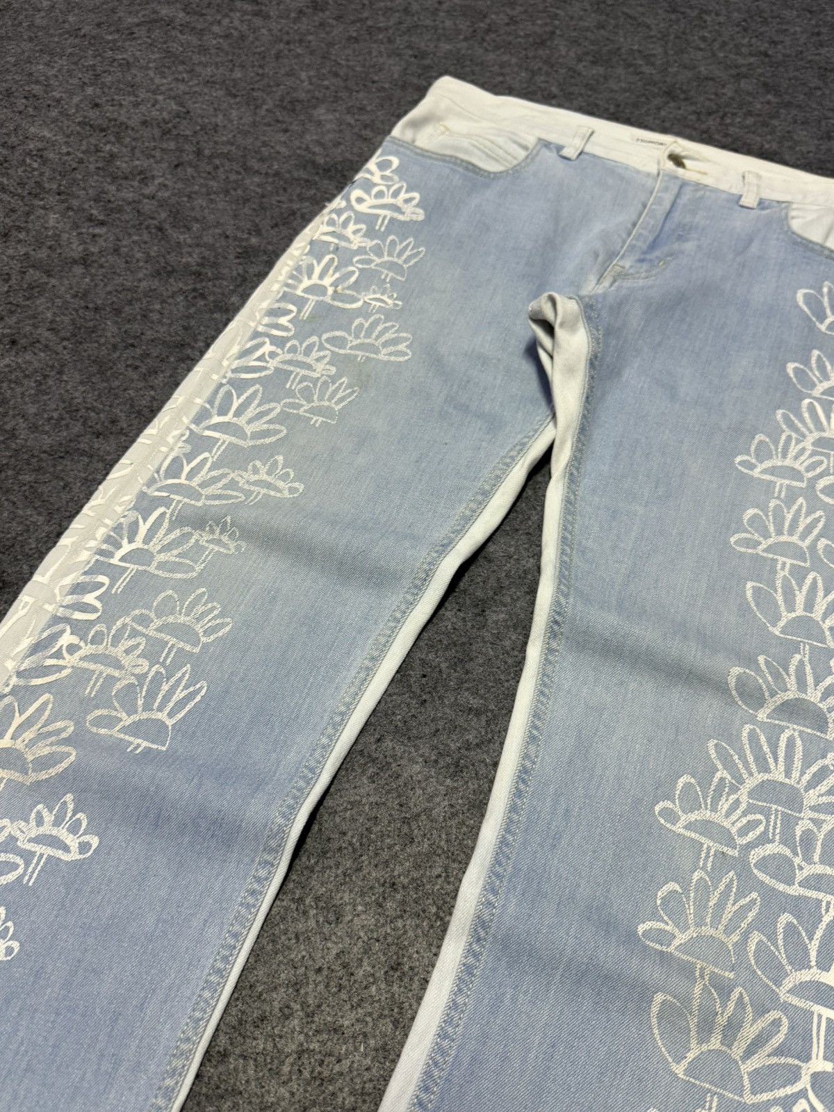 Issey Miyake TSUMORI CHISATO Issey Miyake Hybrid Hippie Light Jeans Size US 30 / EU 46 - 10 Thumbnail
