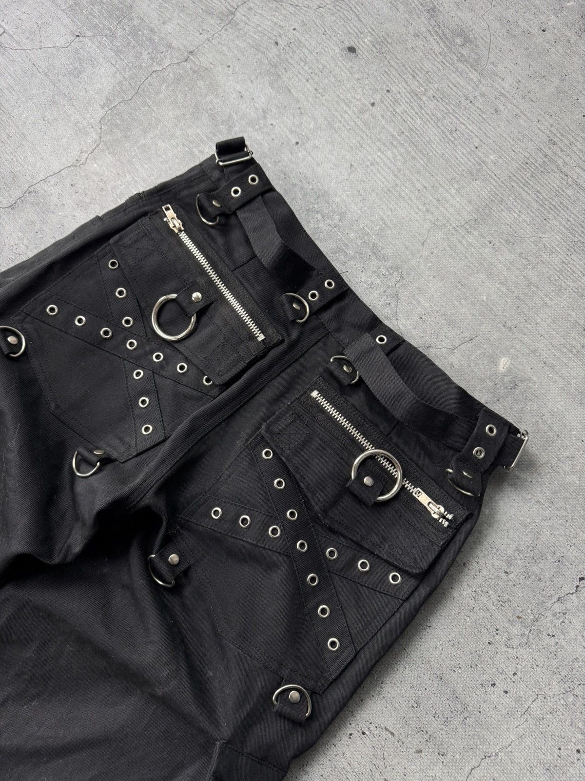 Vintage Queen of Darkness Gothic Cargo Pants Size 30 Size US 30 / EU 46 - 5 Thumbnail