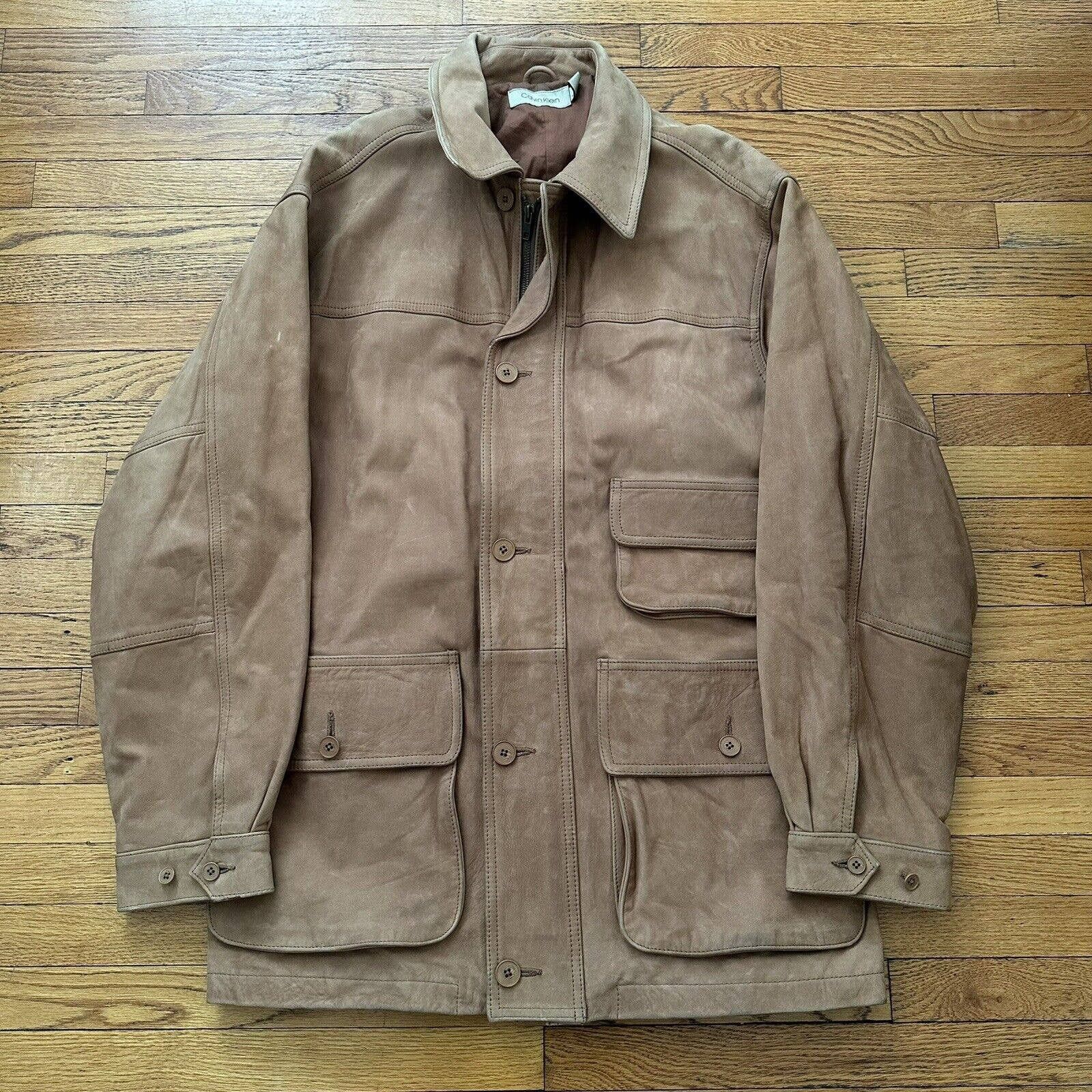 Calvin klein brown jacket on sale