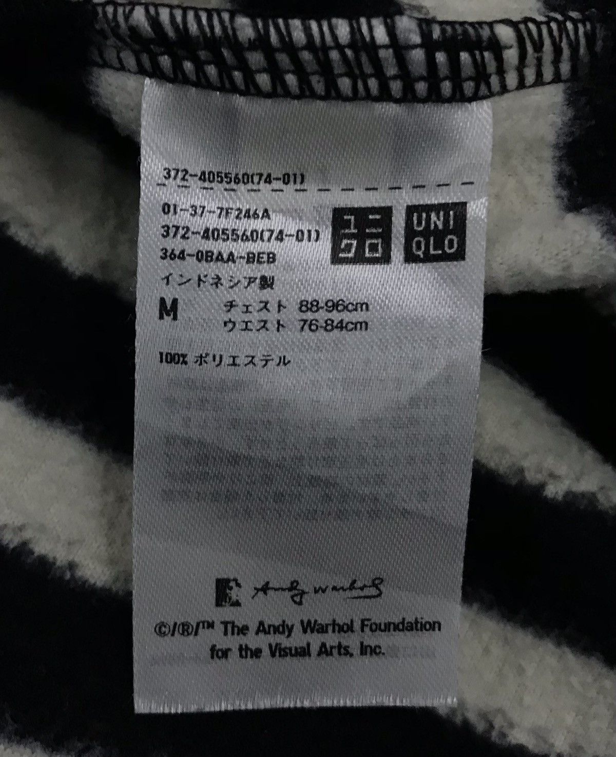 Andy Warhol × Uniqlo × Vintage Vintage Uniqlo Andy Warhol Sweatshirt Size US M / EU 48-50 / 2 - 7 Thumbnail