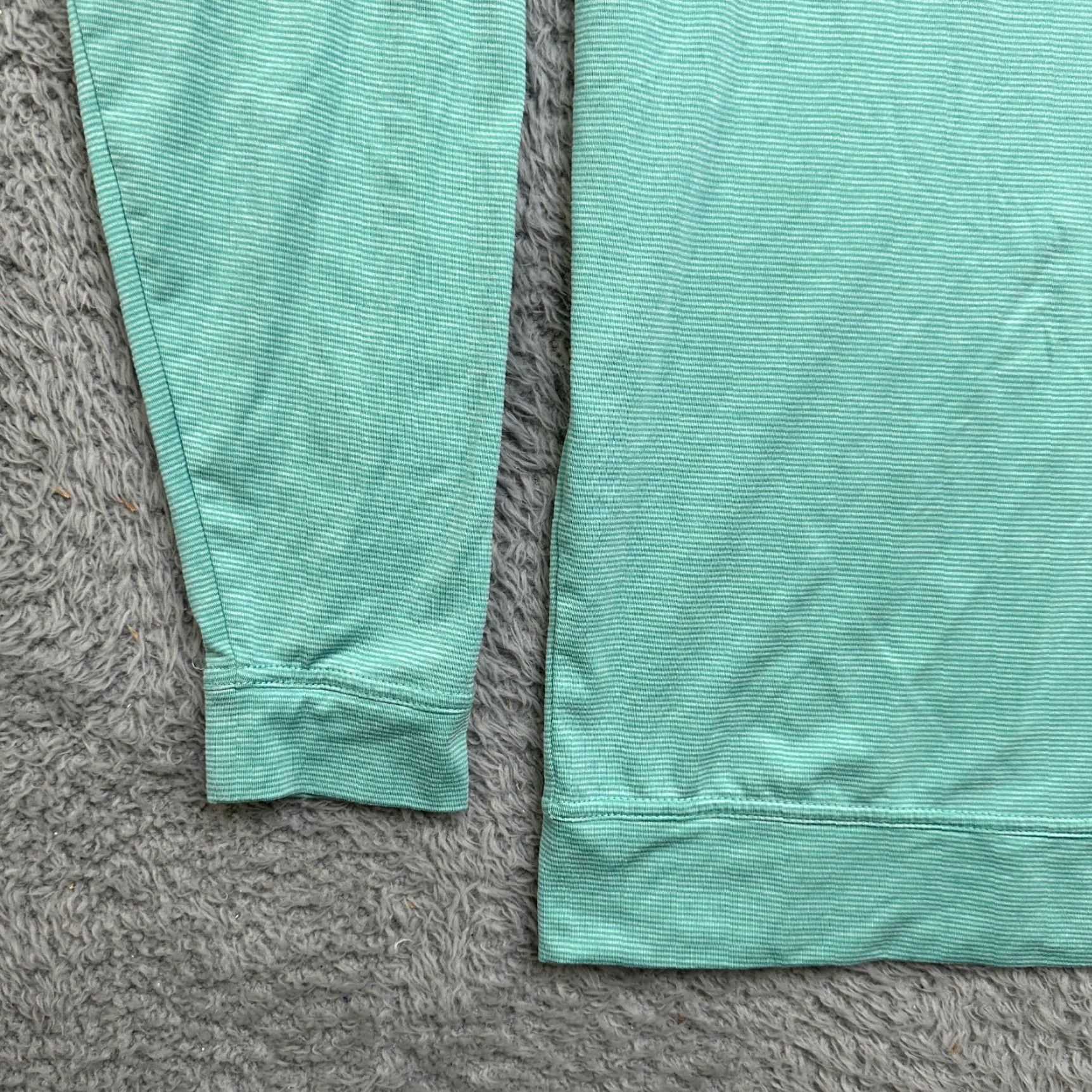johnnie-O johnnie-O Pullover Mens M Laguna Blue Green 1/4 Zip Performance Golf Shirt Size US M / EU 48-50 / 2 - 6 Thumbnail
