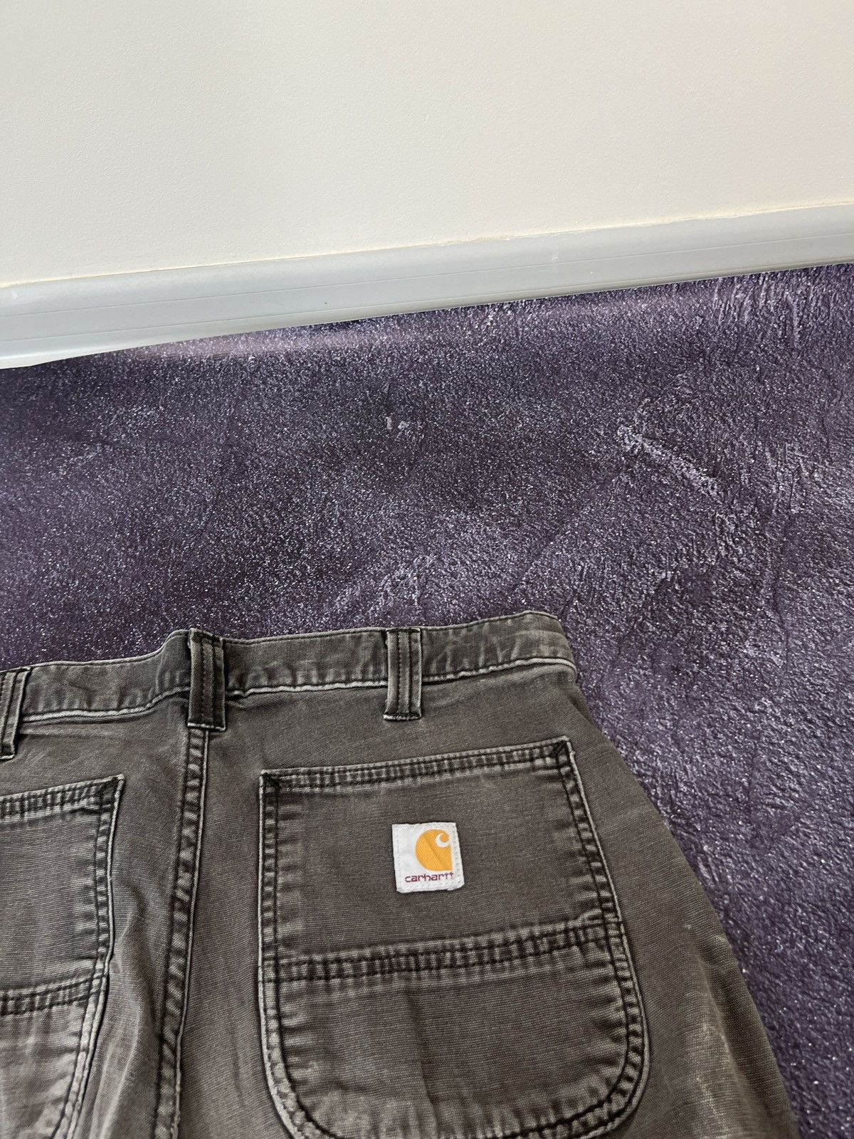 Carhartt × Vintage Vintage 90s Carhartt Work Baggy Cargo Pants Jeans Size US 32 / EU 48 - 4 Thumbnail