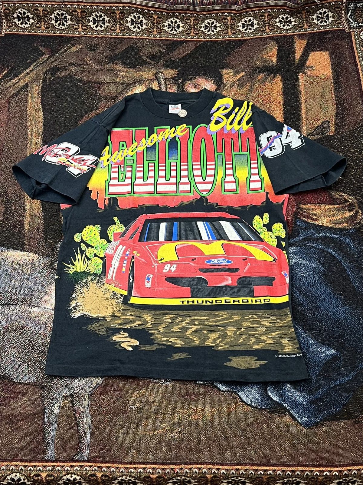 NASCAR Vintage NASCAR Bill Elliott Billie Eilish McDonalds Size US XL / EU 56 / 4 - 4 Thumbnail