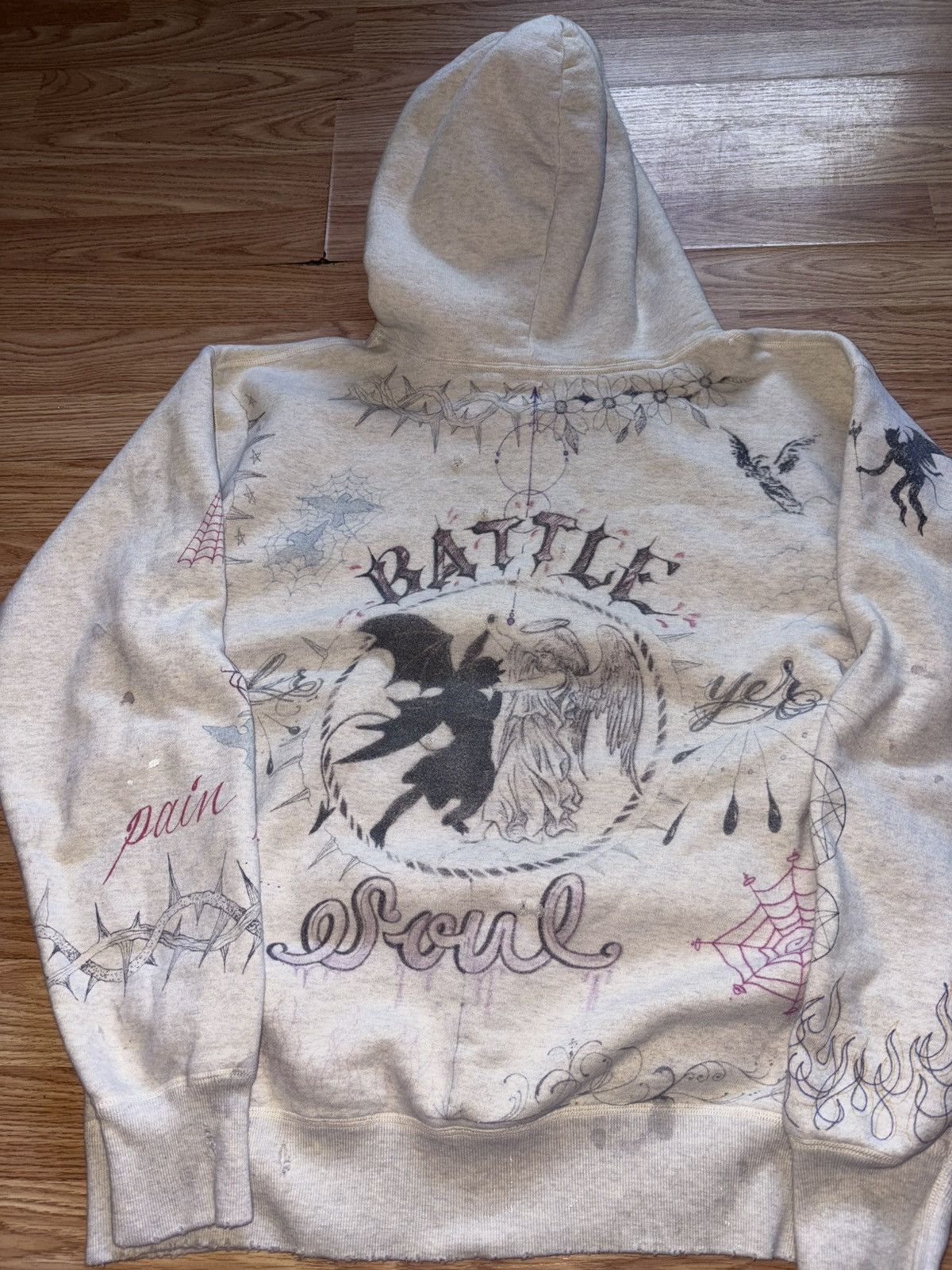 Saint Michael Saint Michael x Dr Woo Rare Collaboration Hoodie Distress Size US L / EU 52-54 / 3 - 9 Thumbnail