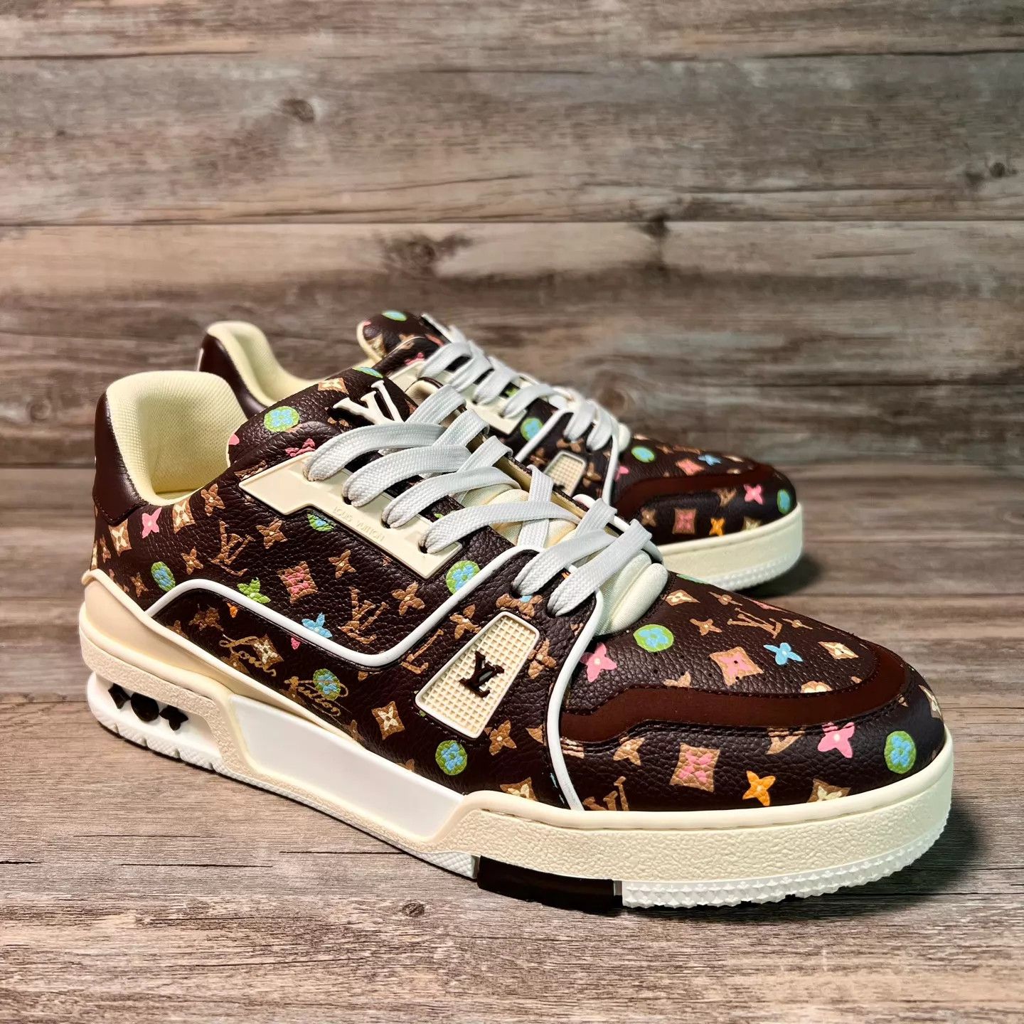 Louis Vuitton LV Trainer x Tyler Brown AOP UK6.5/40.5 97New Size US 7.5 / EU 40-41 - 2 Thumbnail