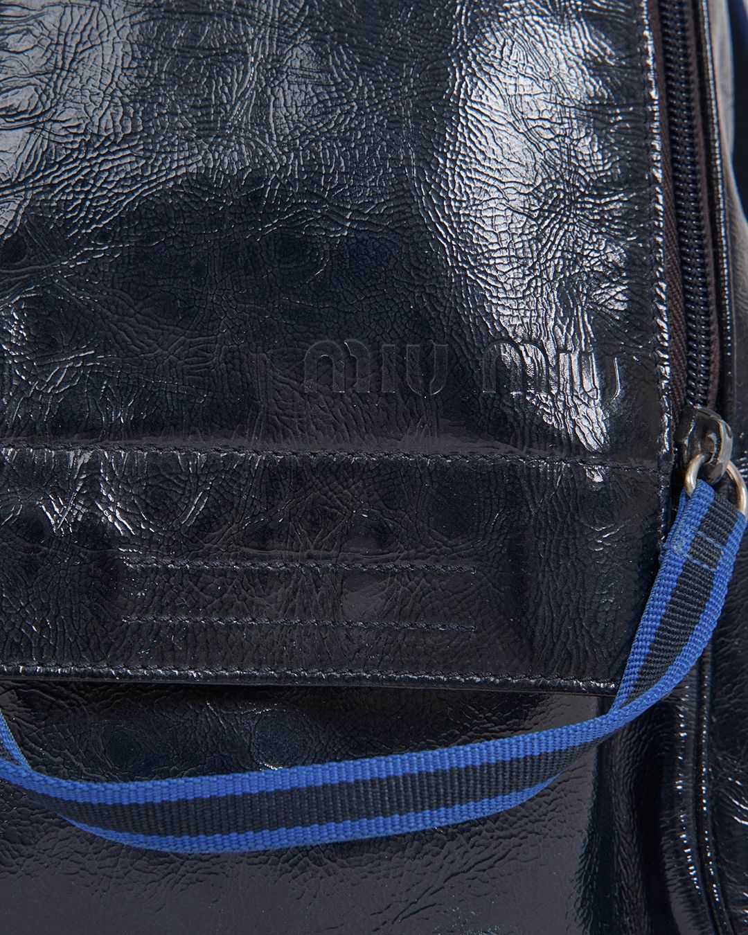 Miu Miu Miu Miu S/S2000 Patent Leather Backpack Size ONE SIZE - 4 Thumbnail