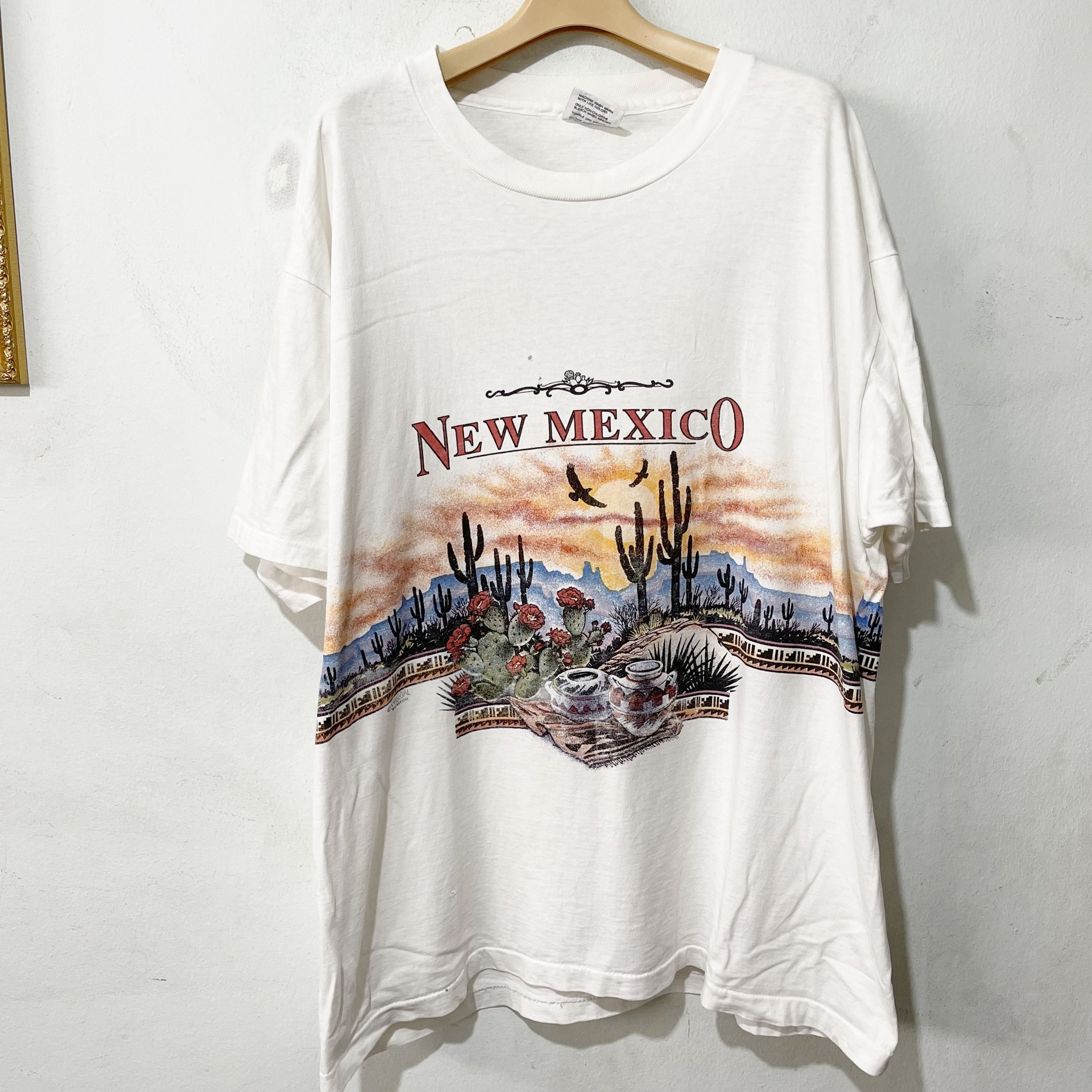 Vintage Vintage 90s New Mexico T-Shirt Size US XL / EU 56 / 4 - 1 Thumbnail