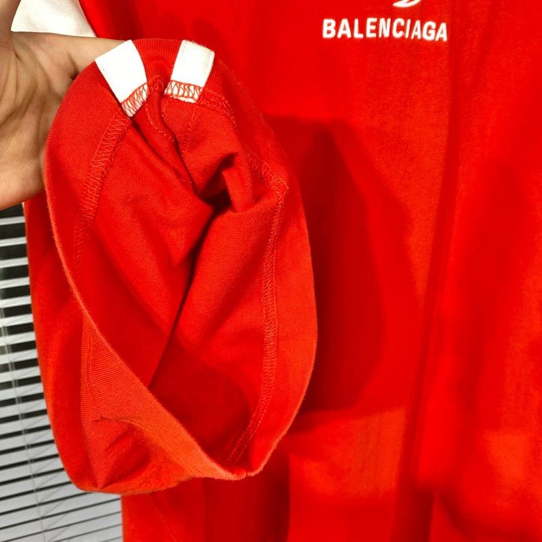 Balenciaga Balenciaga Short sleeve + T-shirt + double hook embroidere Size US M / EU 48-50 / 2 - 6 Thumbnail
