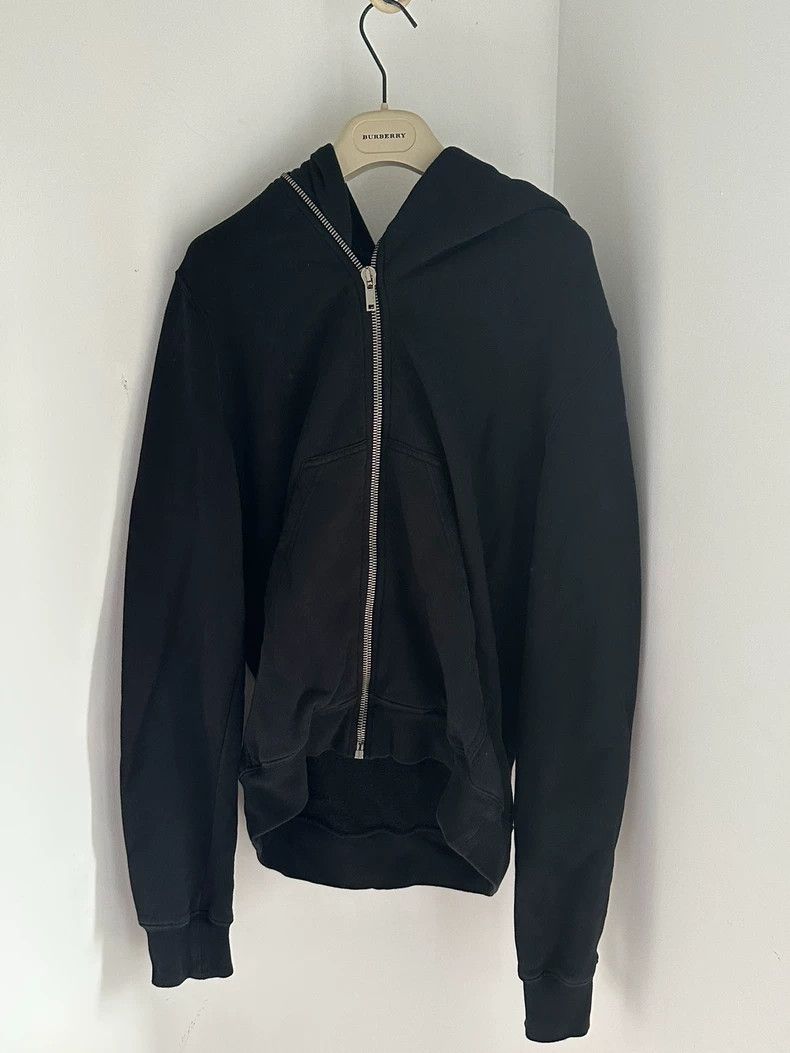 Rick Owens Rick Owens Slant Zip Hooded Jacket Size US S / EU 44-46 / 1 - 1 Thumbnail