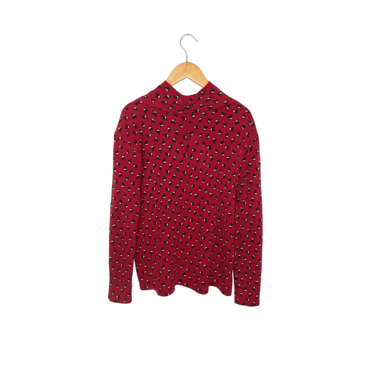 Other Holiday Editions Women’s XXL Red Scotty Dog Print Turtleneck Size XXL / US 16-18 / IT 52-54 - 4 Thumbnail